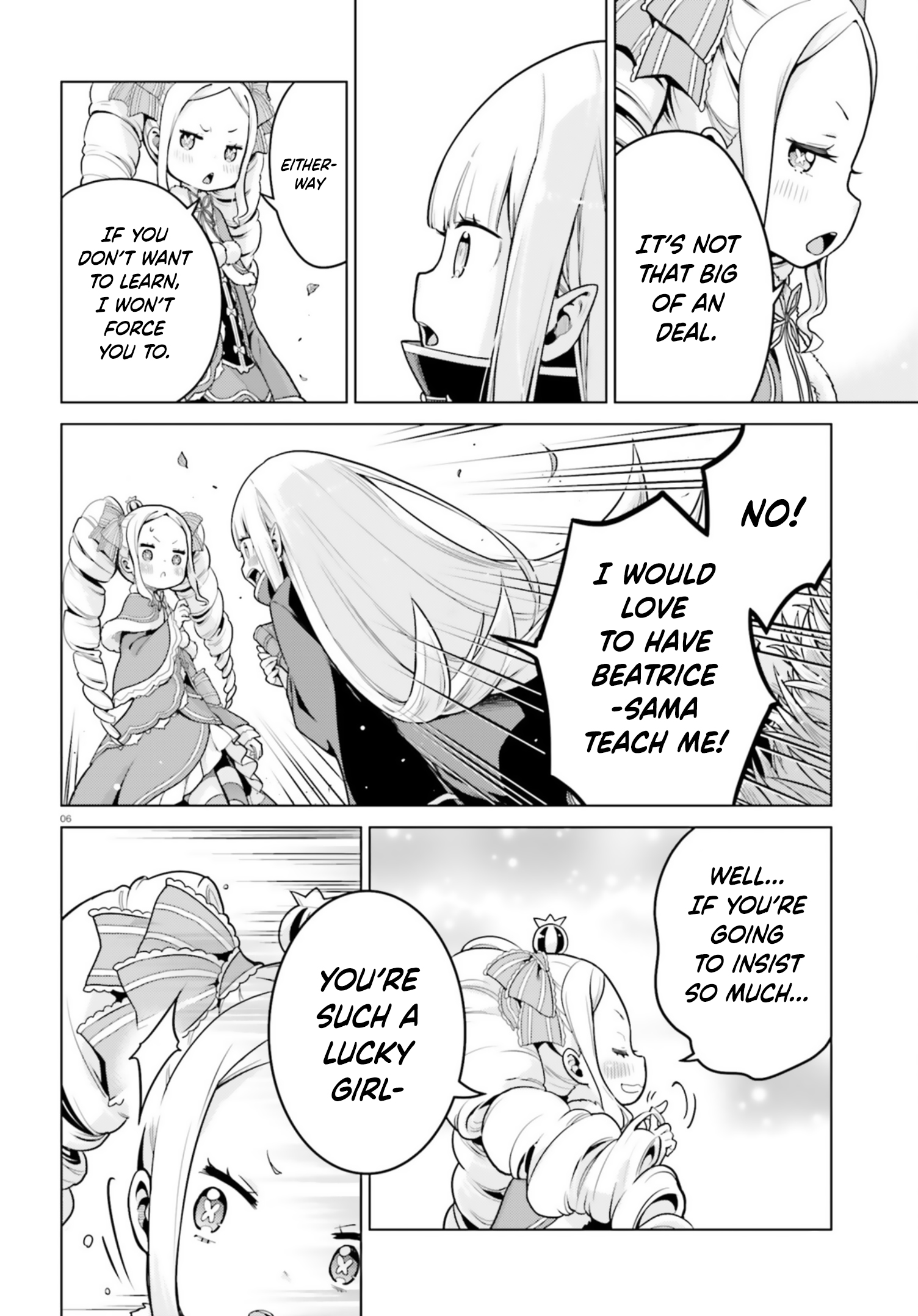 Halaman dari Re:Zero kara Hajimeru Isekai Seikatsu: Dai 4-shou—Seiiki to Gouyoku no Majo Chapter 54