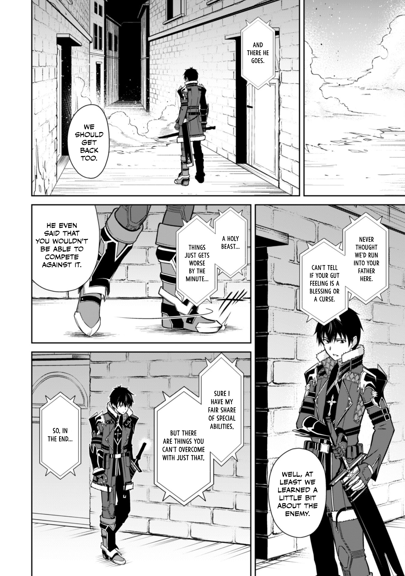 Halaman dari Boushoku no Berserk ~Ore dake Level to Iu Gainen wo Toppa suru~ Chapter 58