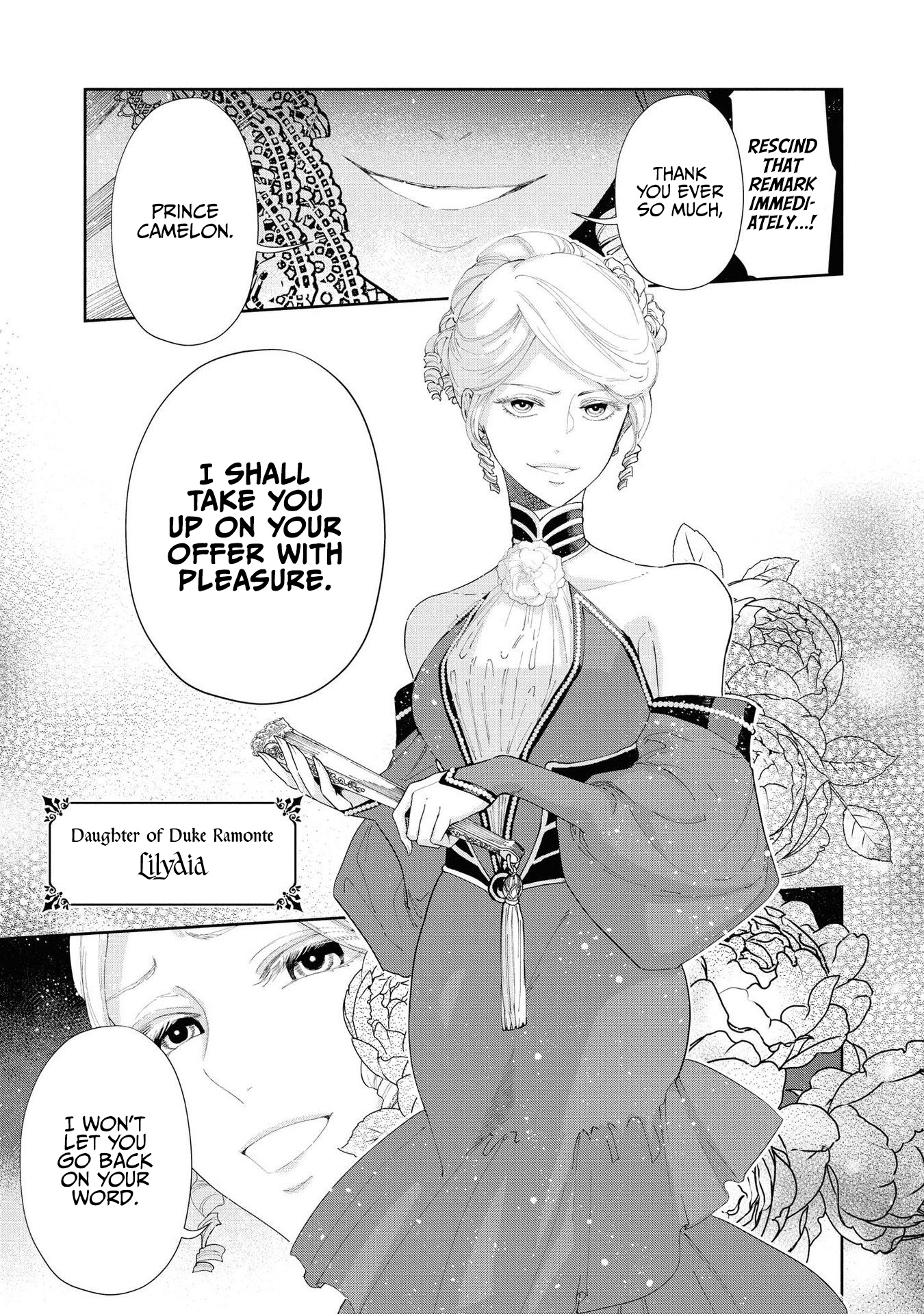 Halaman dari Though I May Be a Villainess, I'll Show You I Can Obtain Happiness! Chapter 5