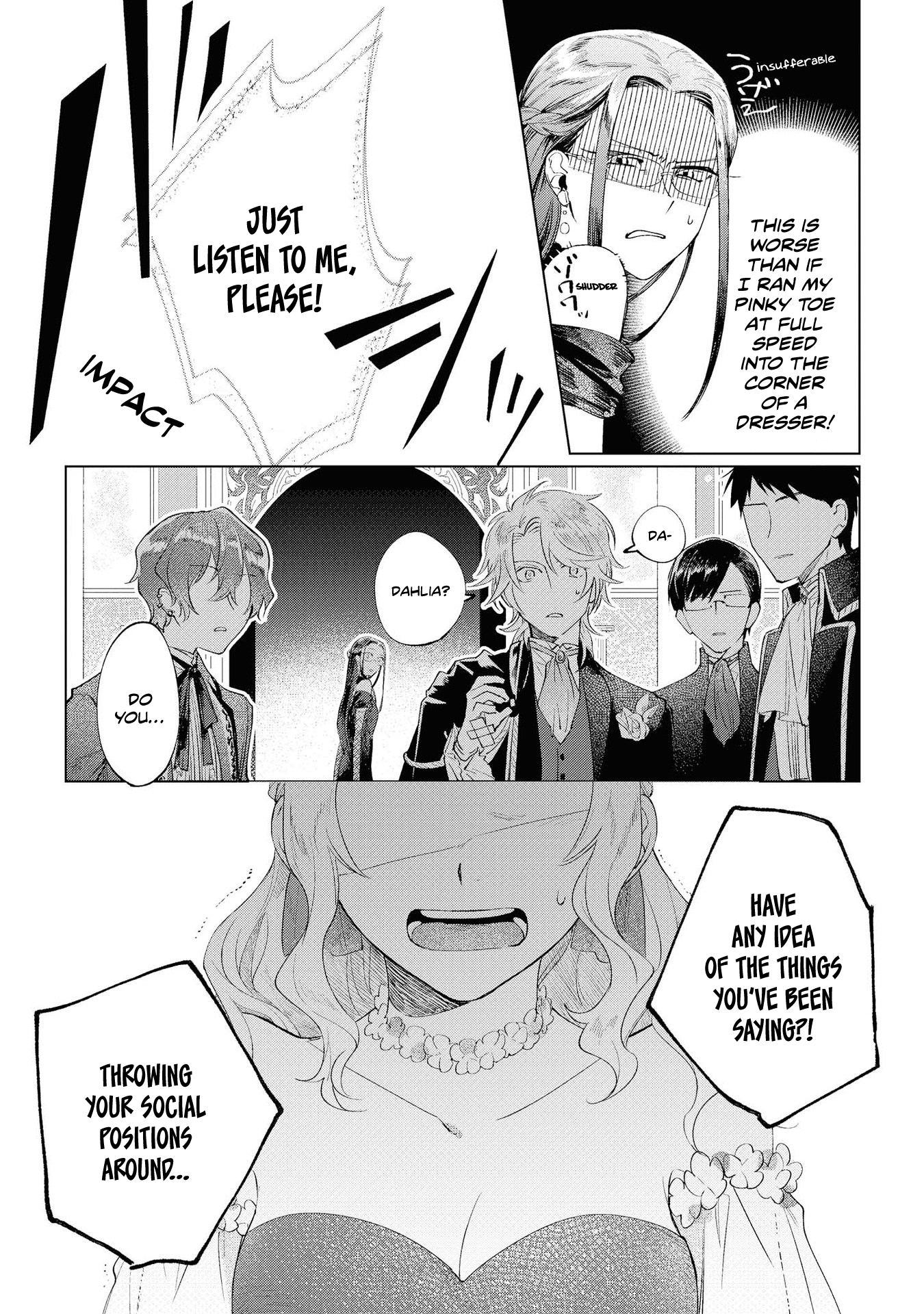 Halaman dari Though I May Be a Villainess, I'll Show You I Can Obtain Happiness! Chapter 2
