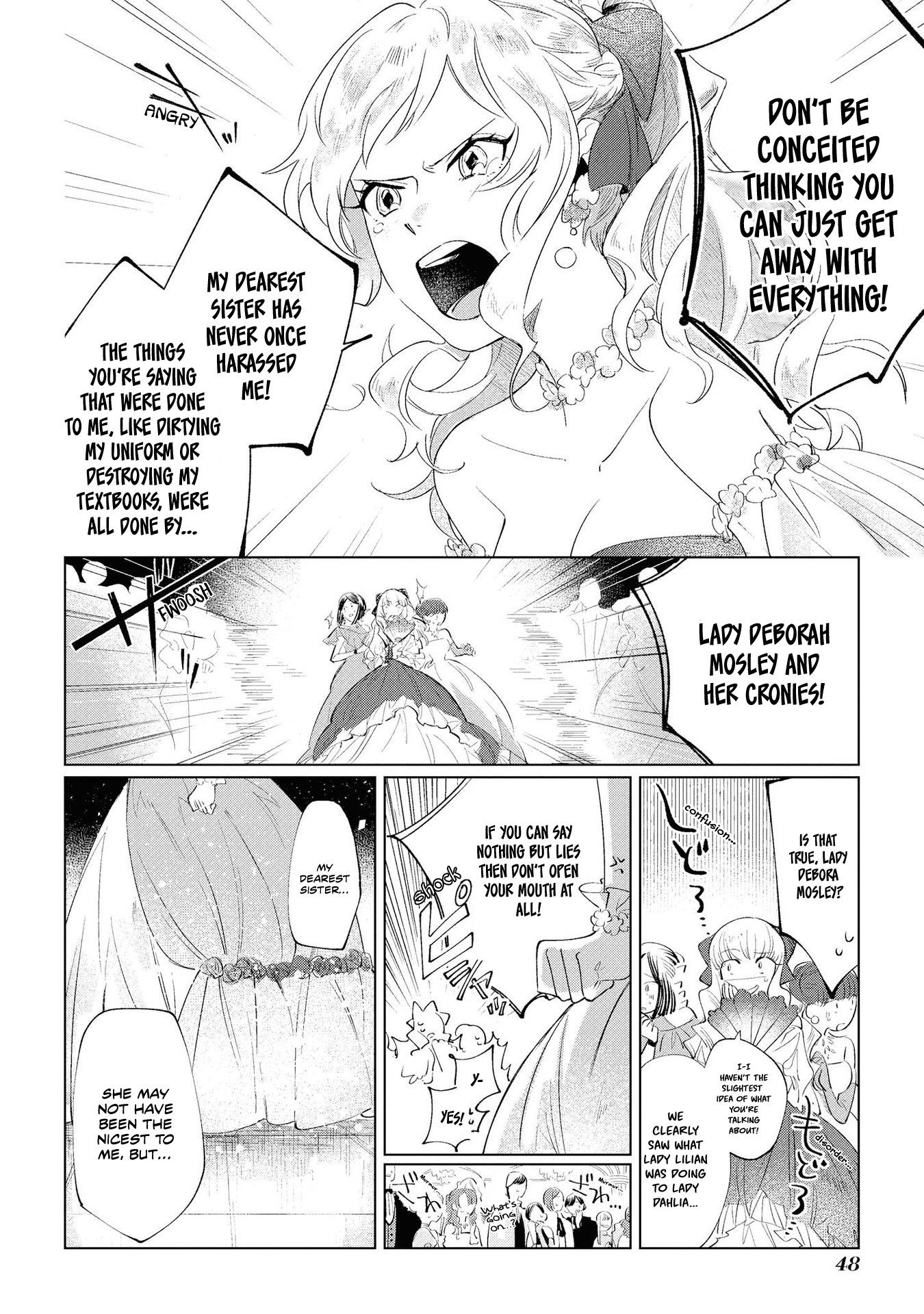 Halaman dari Though I May Be a Villainess, I'll Show You I Can Obtain Happiness! Chapter 2