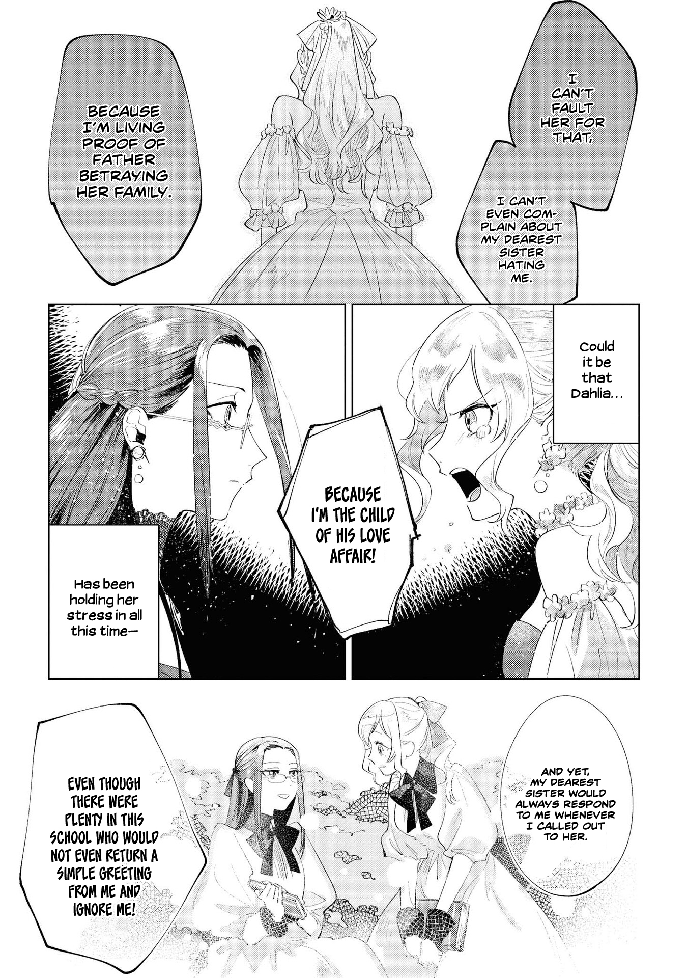 Halaman dari Though I May Be a Villainess, I'll Show You I Can Obtain Happiness! Chapter 2