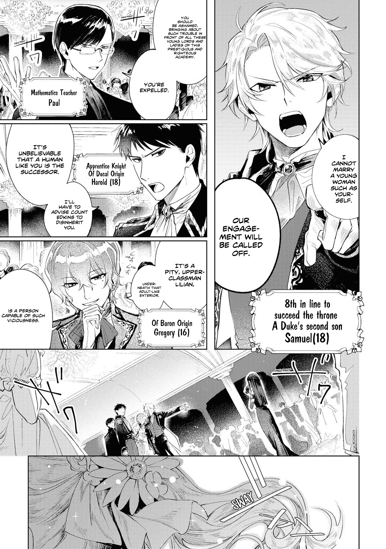 Halaman dari Though I May Be a Villainess, I'll Show You I Can Obtain Happiness! Chapter 2
