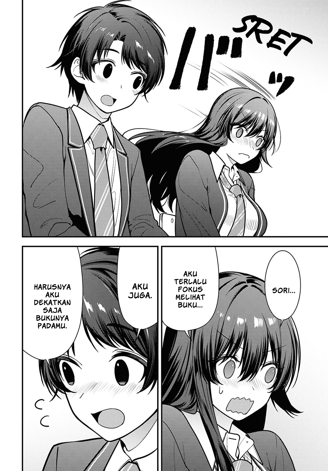 Tonari no Seki no Yankee Shimizu-san ga Kami wo Kuroku Sometekita Chapter 12 - halaman 28