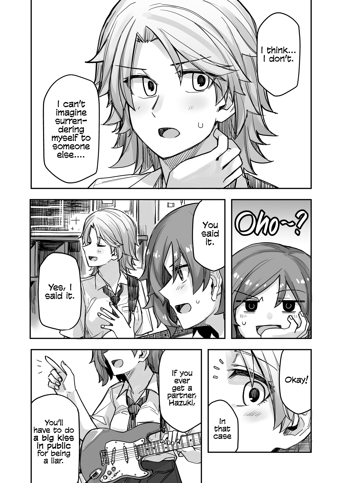Halaman dari Ikemen Joshi to Josou Danshi Chapter 57