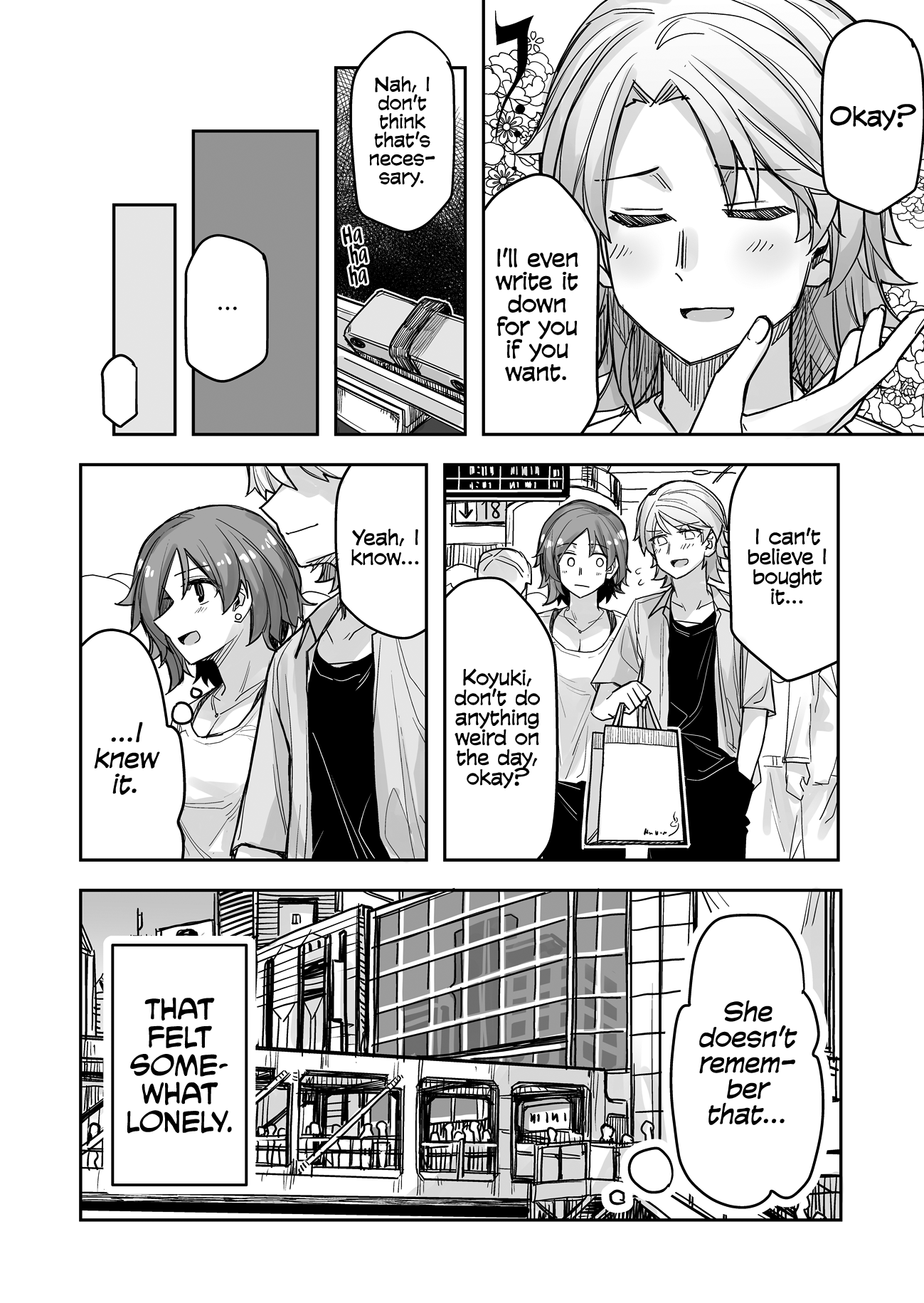 Halaman dari Ikemen Joshi to Josou Danshi Chapter 57