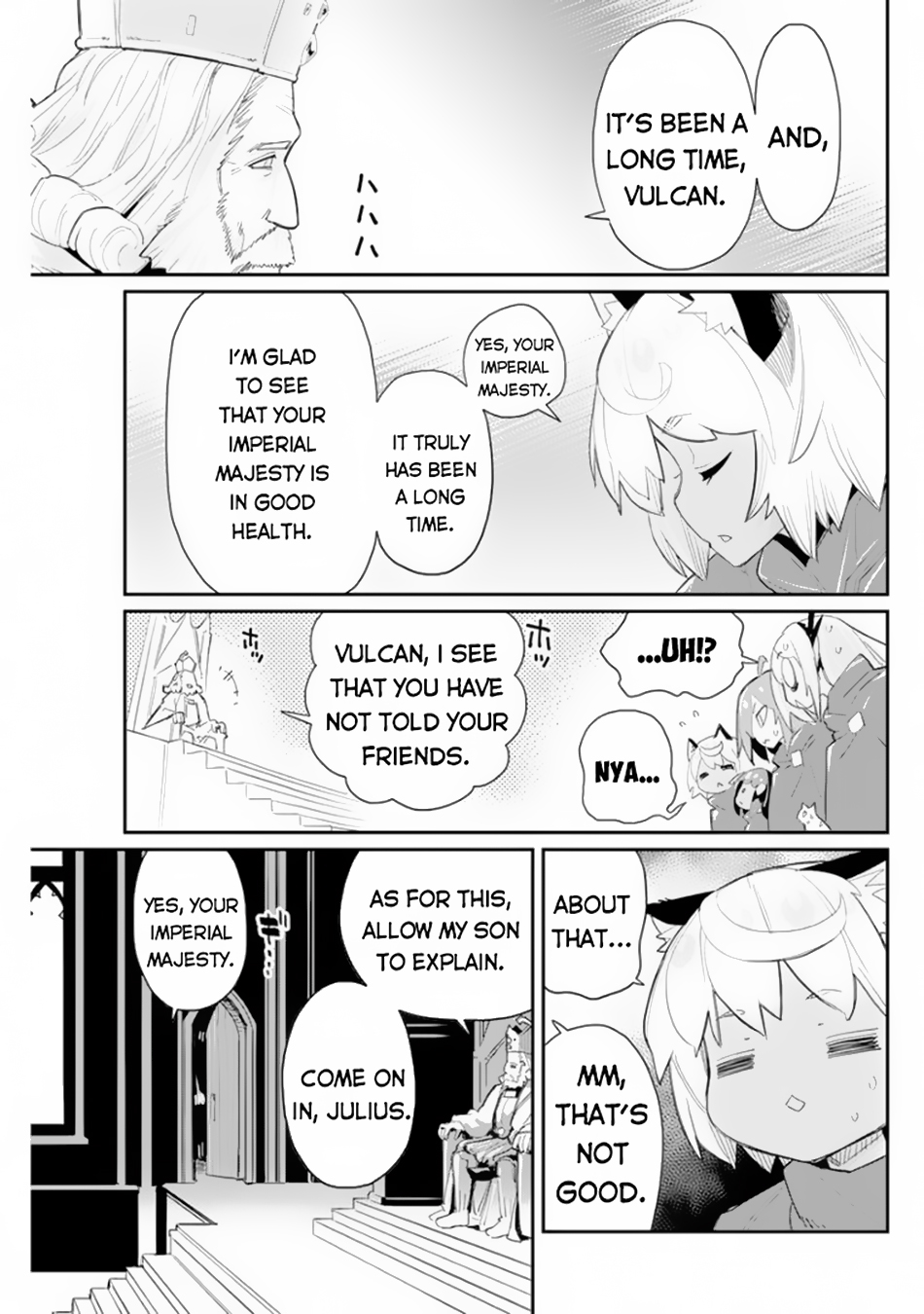Halaman dari S-Rank Monster no "Behemoth" Dakedo, Neko to Machigawarete Elf Musume no Pet to Shite Kurashitemasu Chapter 44
