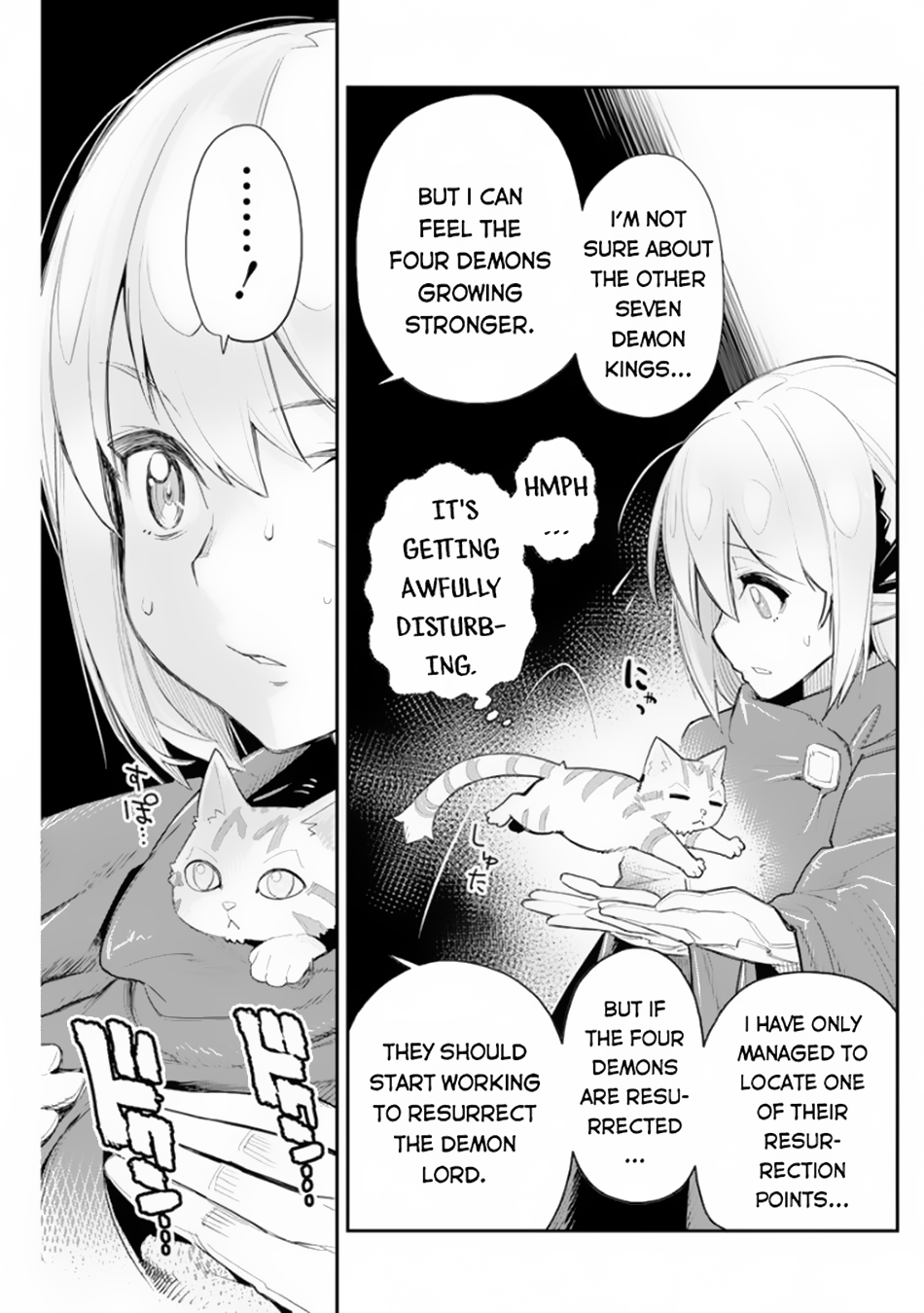 Halaman dari S-Rank Monster no "Behemoth" Dakedo, Neko to Machigawarete Elf Musume no Pet to Shite Kurashitemasu Chapter 44