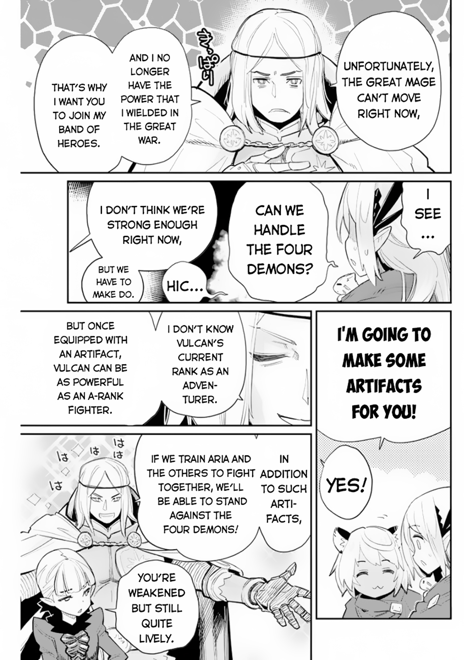 Halaman dari S-Rank Monster no "Behemoth" Dakedo, Neko to Machigawarete Elf Musume no Pet to Shite Kurashitemasu Chapter 44