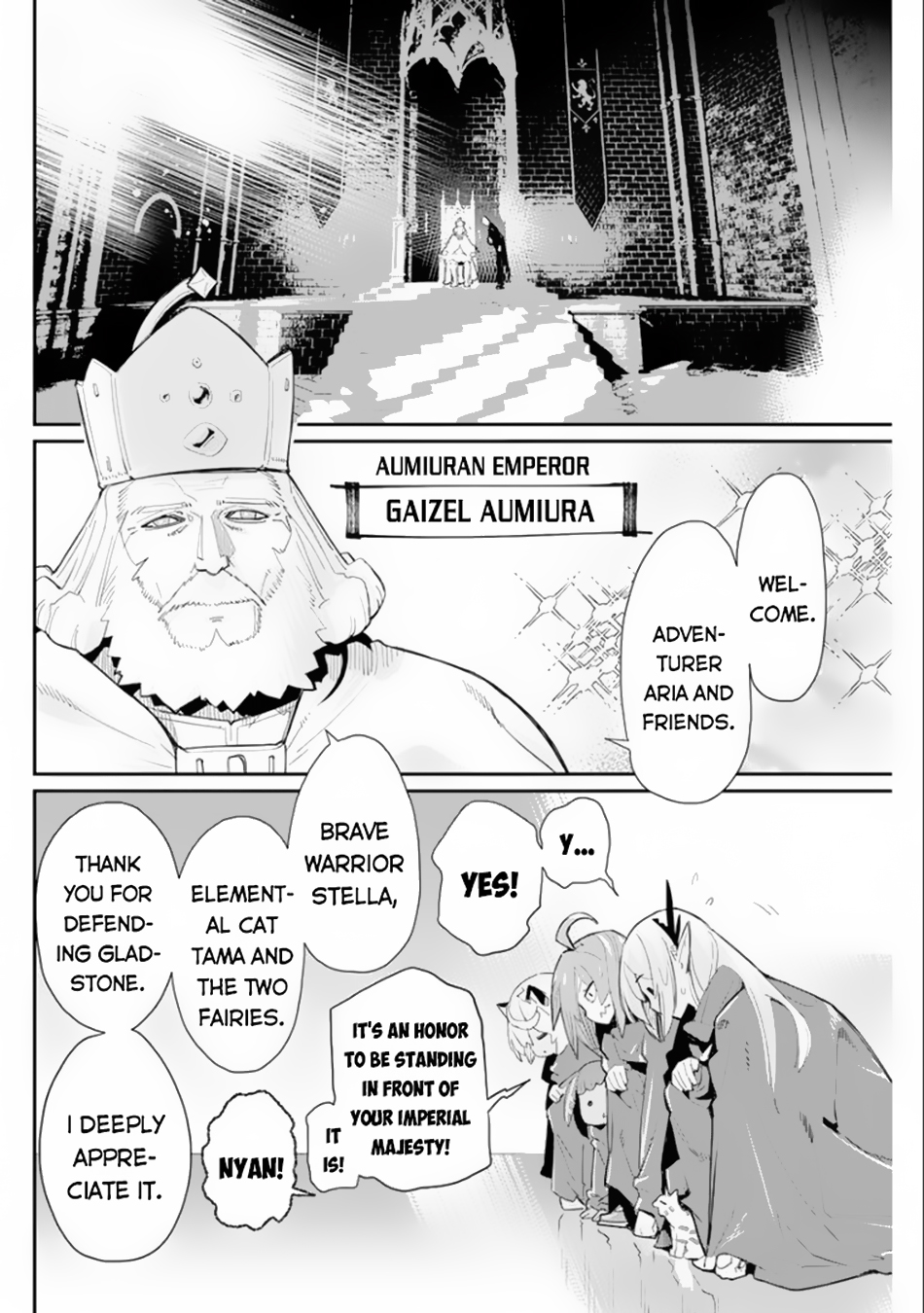 Halaman dari S-Rank Monster no "Behemoth" Dakedo, Neko to Machigawarete Elf Musume no Pet to Shite Kurashitemasu Chapter 44