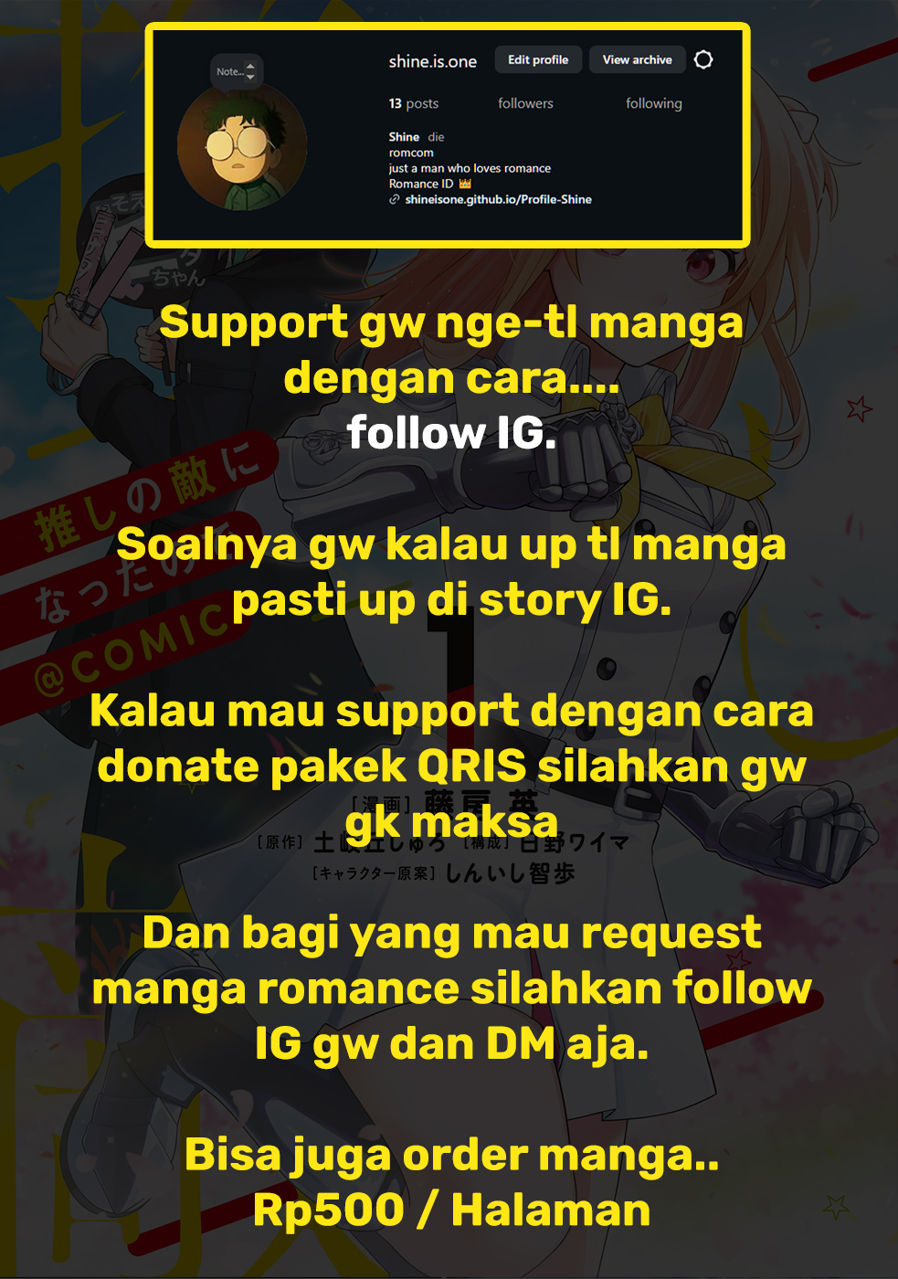 Oshi no Teki ni Natta node @comic Chapter 7 - halaman 36