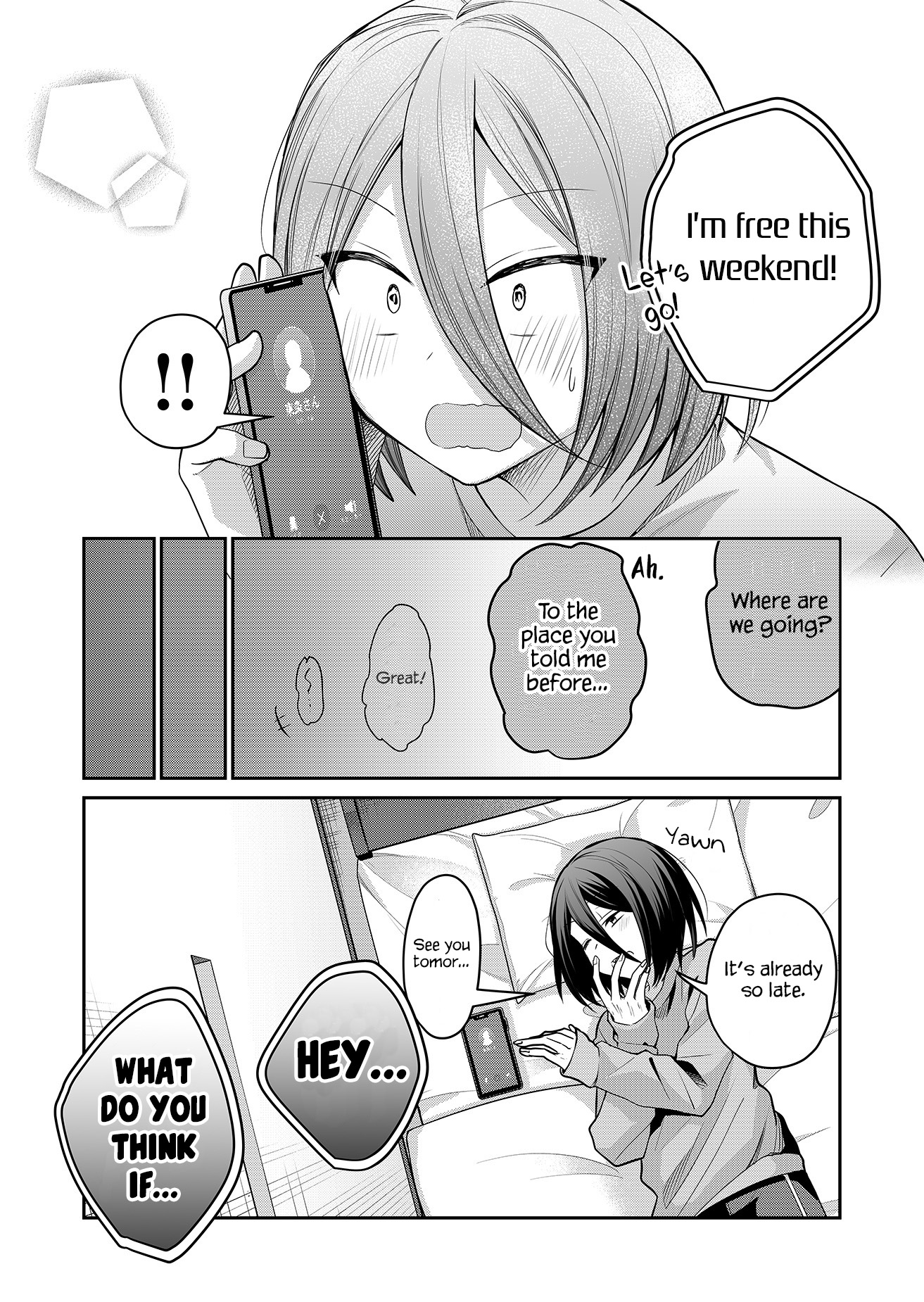 Halaman dari Gal Yome no Himitsu Chapter 30