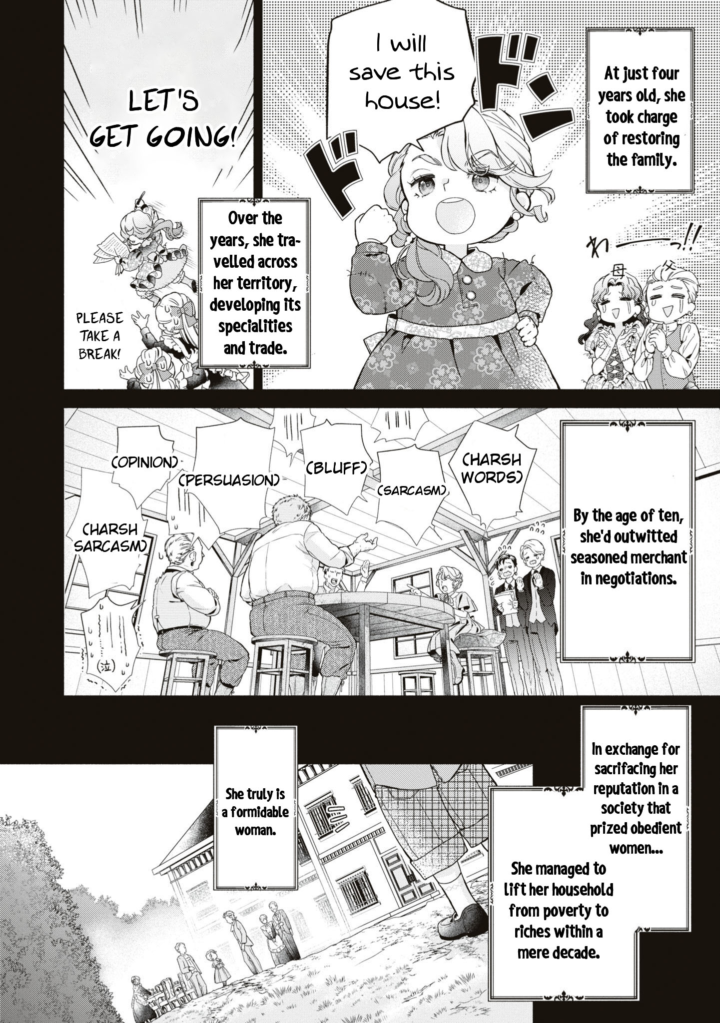 Halaman dari Though I May Be a Villainess, I'll Show You I Can Obtain Happiness! Chapter 1