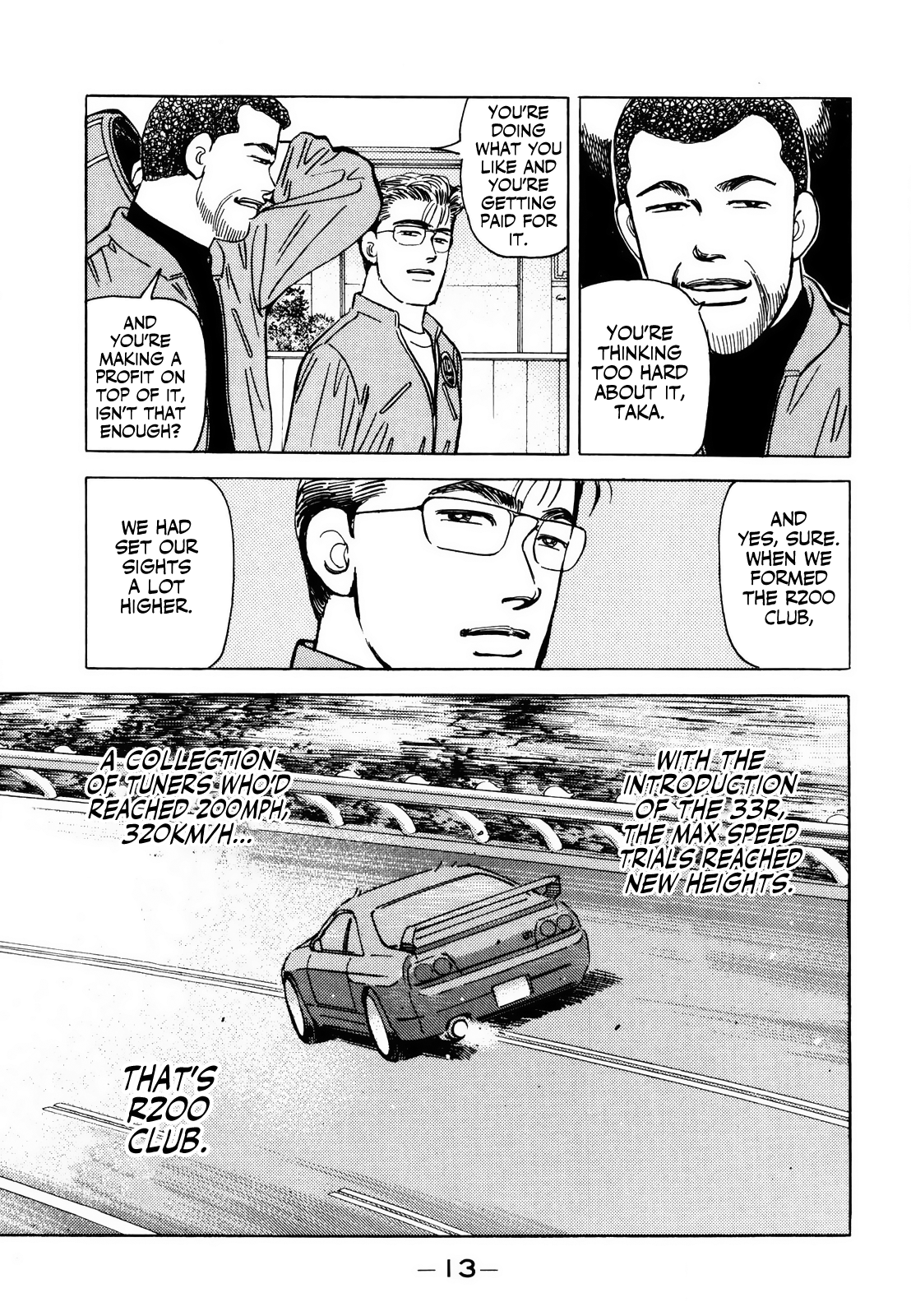 Halaman dari Wangan Midnight Chapter 161