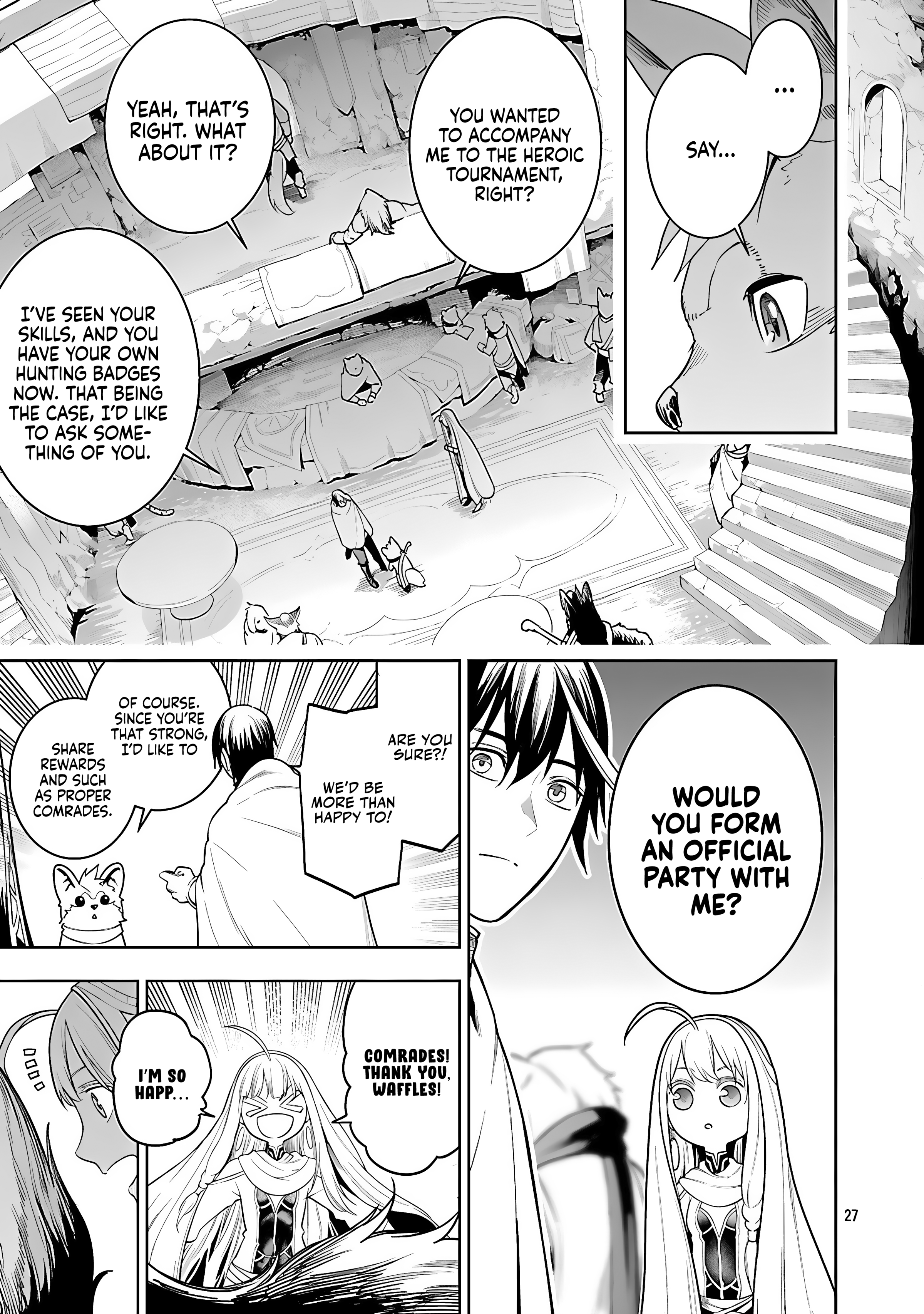 Halaman dari Tsuihousareru Tabi ni Skill wo Te ni Ireta Ore ga, 100 no Isekai de 2-shuume Musou Chapter 23