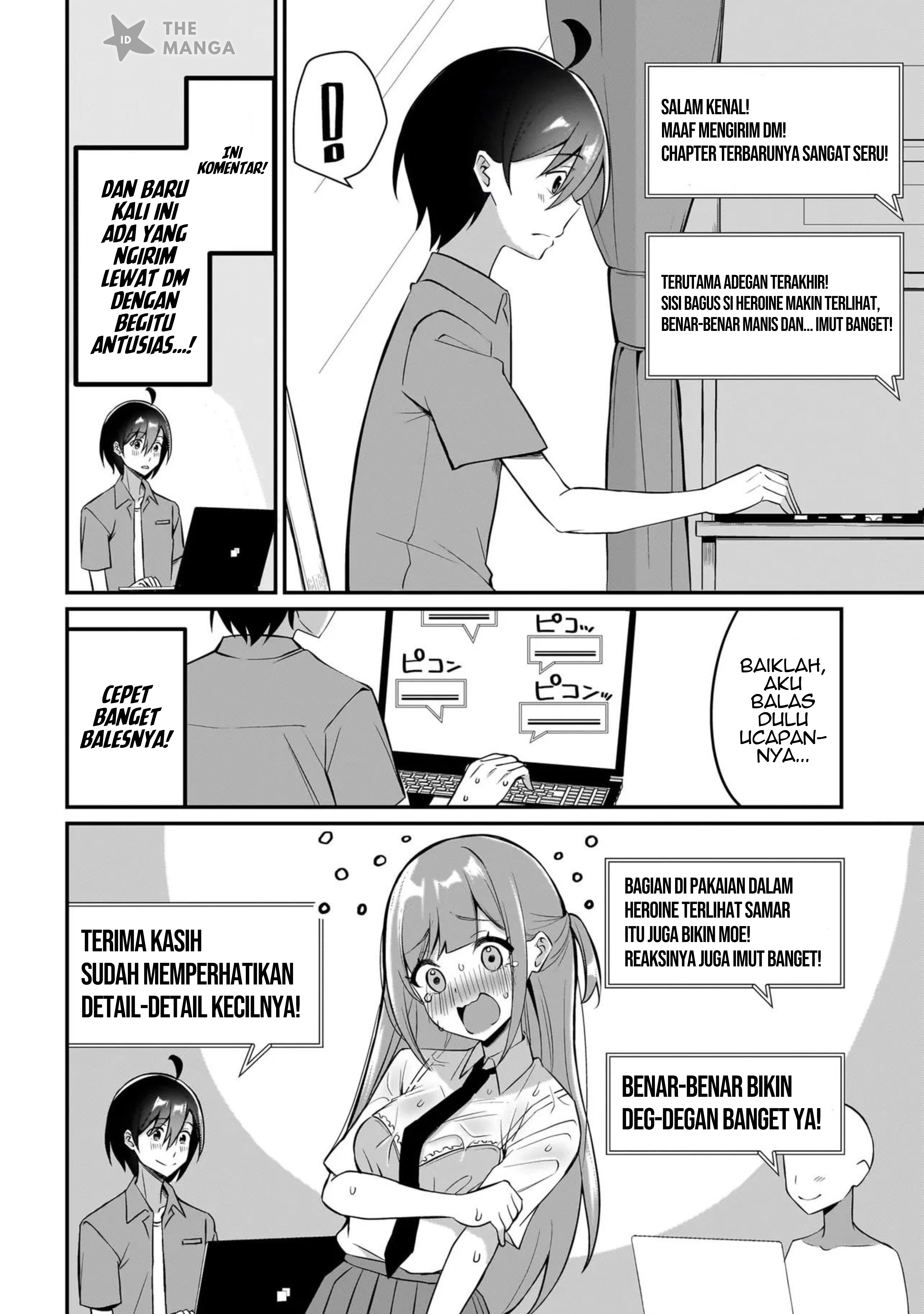 Maigo no Onnanoko wo Ie made Todoketara, Genkan kara Detekita no wa Gakunen Ichi no Bishoujo deshita Chapter 8.2 - halaman 8