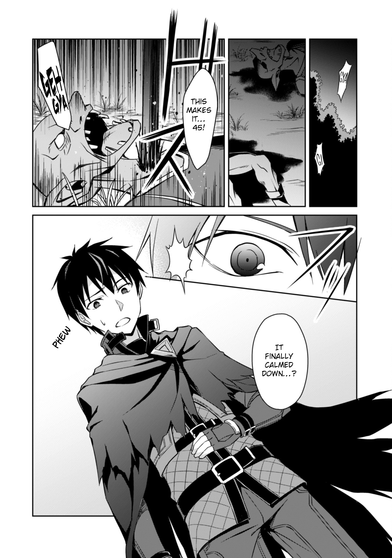 Halaman dari Boushoku no Berserk ~Ore dake Level to Iu Gainen wo Toppa suru~ Chapter 5