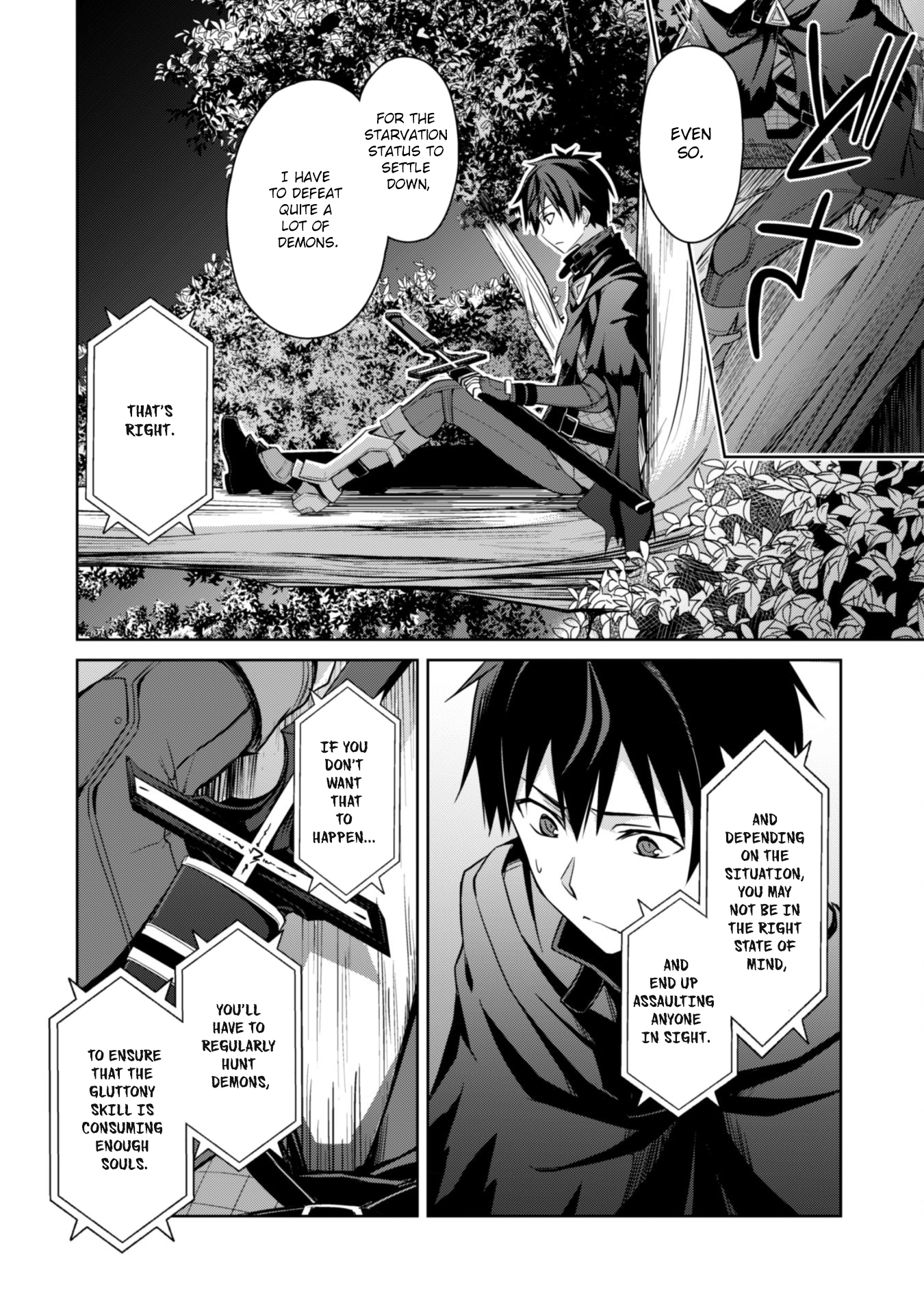 Halaman dari Boushoku no Berserk ~Ore dake Level to Iu Gainen wo Toppa suru~ Chapter 5