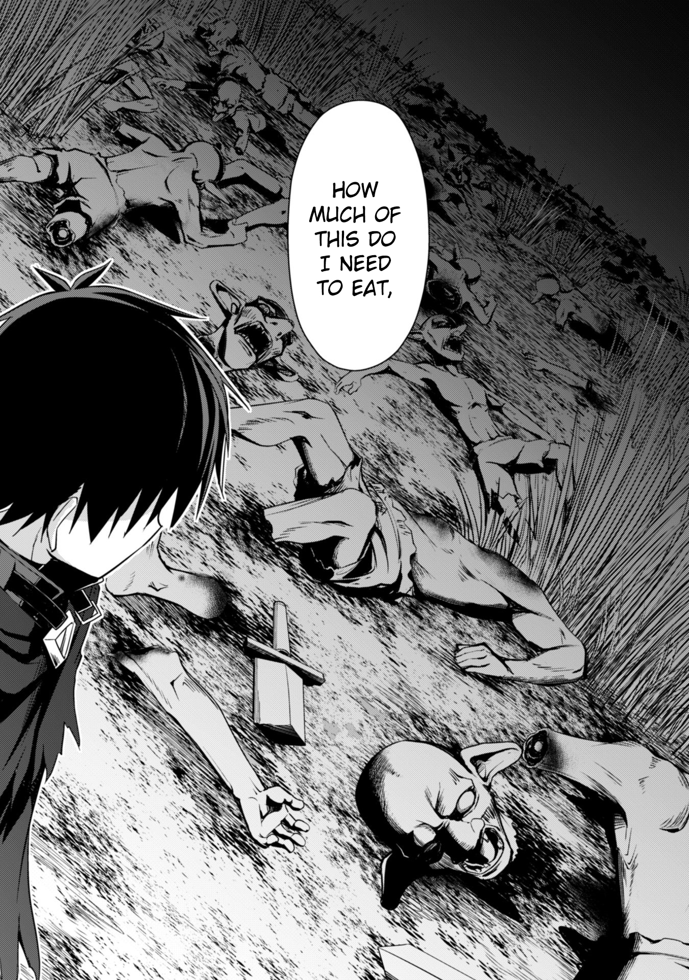 Halaman dari Boushoku no Berserk ~Ore dake Level to Iu Gainen wo Toppa suru~ Chapter 5