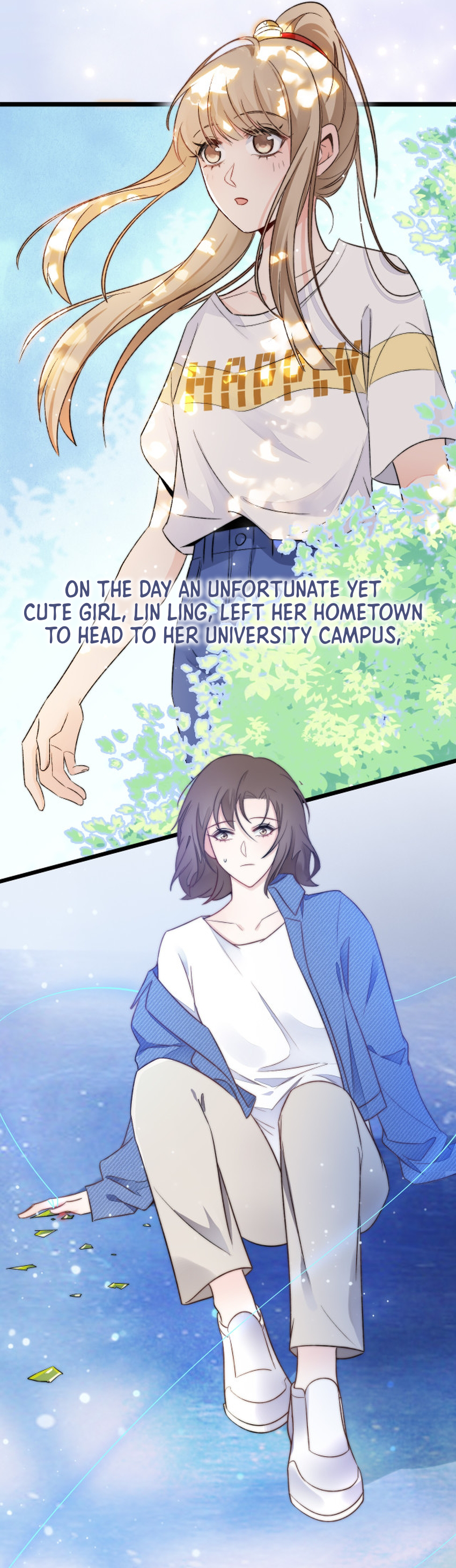 Halaman dari Falling Blue Chapter 0