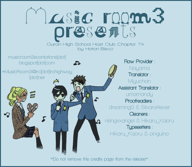 Halaman dari Ouran High School Host Club Chapter 74