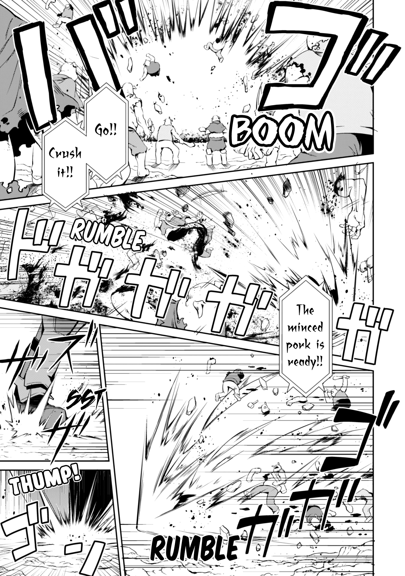 Halaman dari Boushoku no Berserk ~Ore dake Level to Iu Gainen wo Toppa suru~ Chapter 23