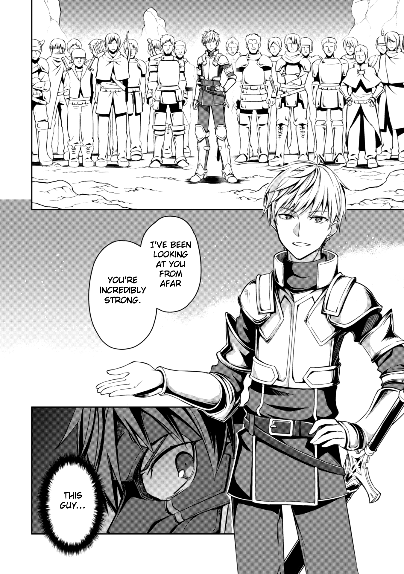 Halaman dari Boushoku no Berserk ~Ore dake Level to Iu Gainen wo Toppa suru~ Chapter 23