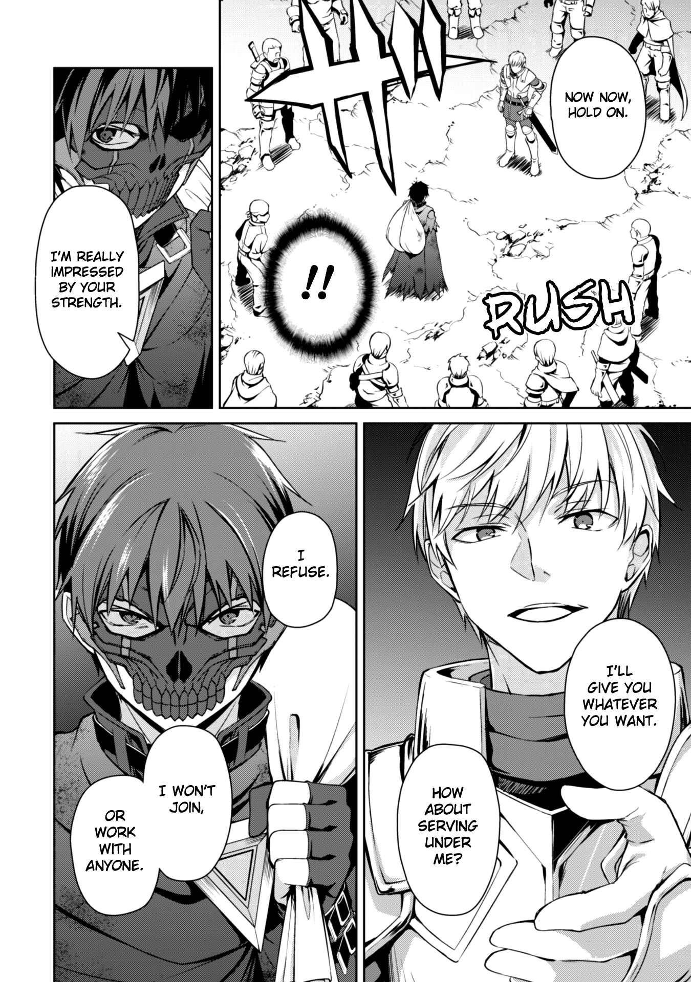 Halaman dari Boushoku no Berserk ~Ore dake Level to Iu Gainen wo Toppa suru~ Chapter 23