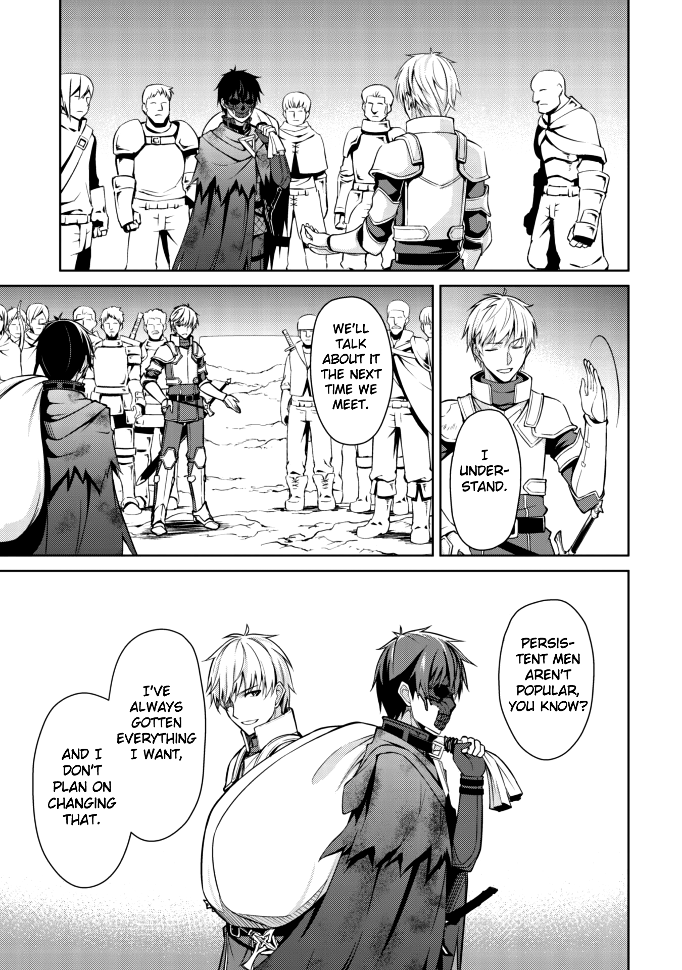 Halaman dari Boushoku no Berserk ~Ore dake Level to Iu Gainen wo Toppa suru~ Chapter 23