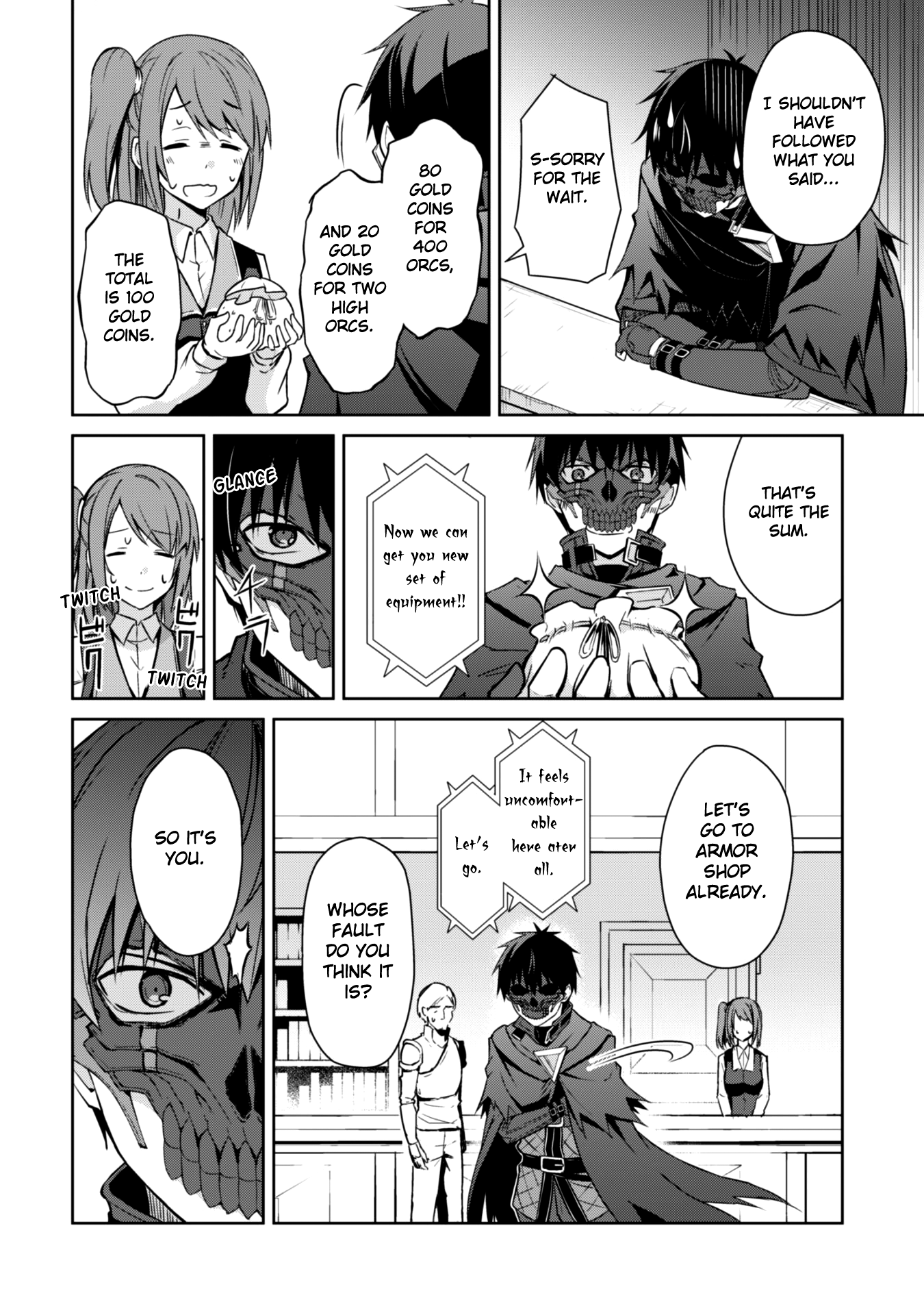 Halaman dari Boushoku no Berserk ~Ore dake Level to Iu Gainen wo Toppa suru~ Chapter 23