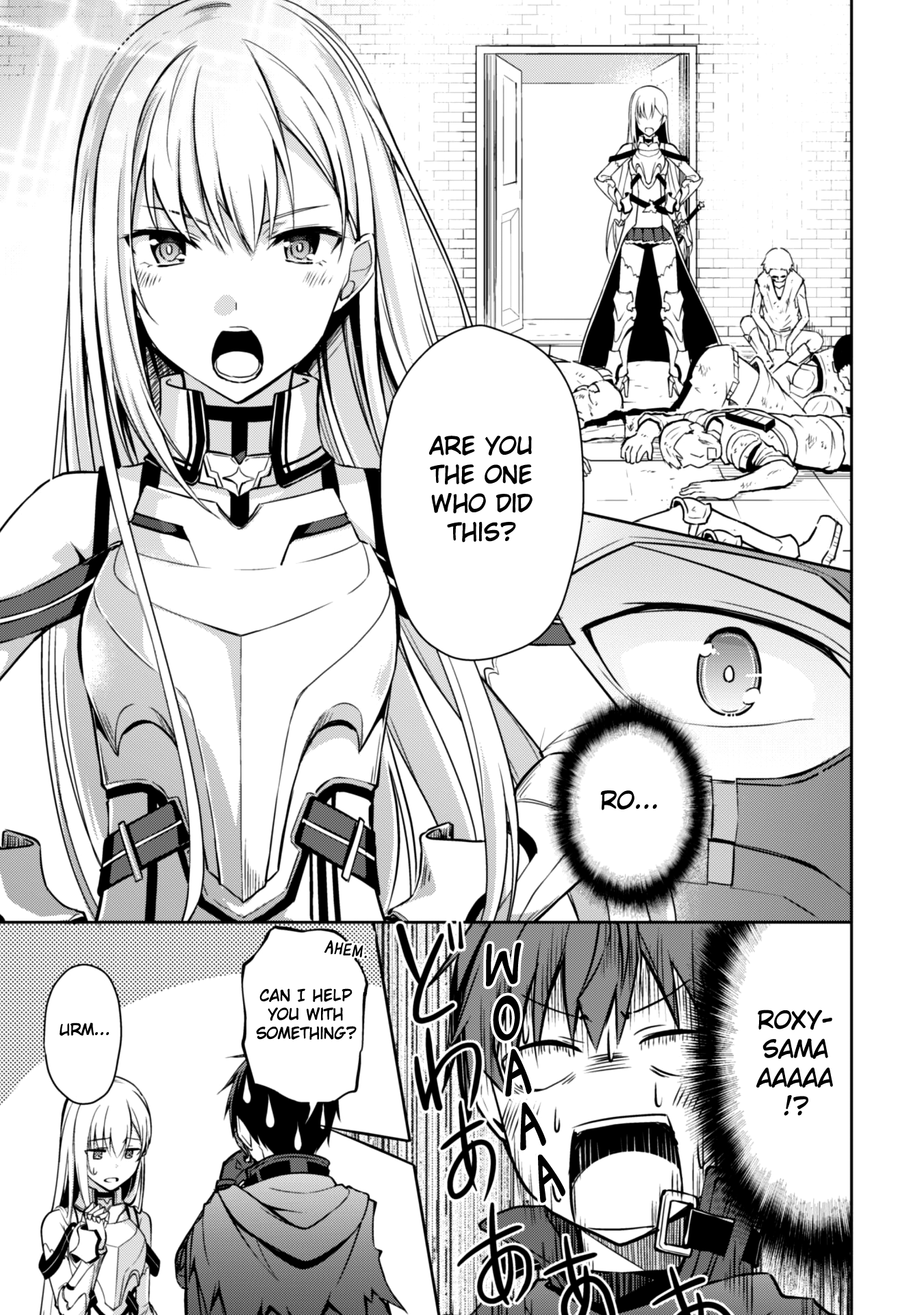 Halaman dari Boushoku no Berserk ~Ore dake Level to Iu Gainen wo Toppa suru~ Chapter 23