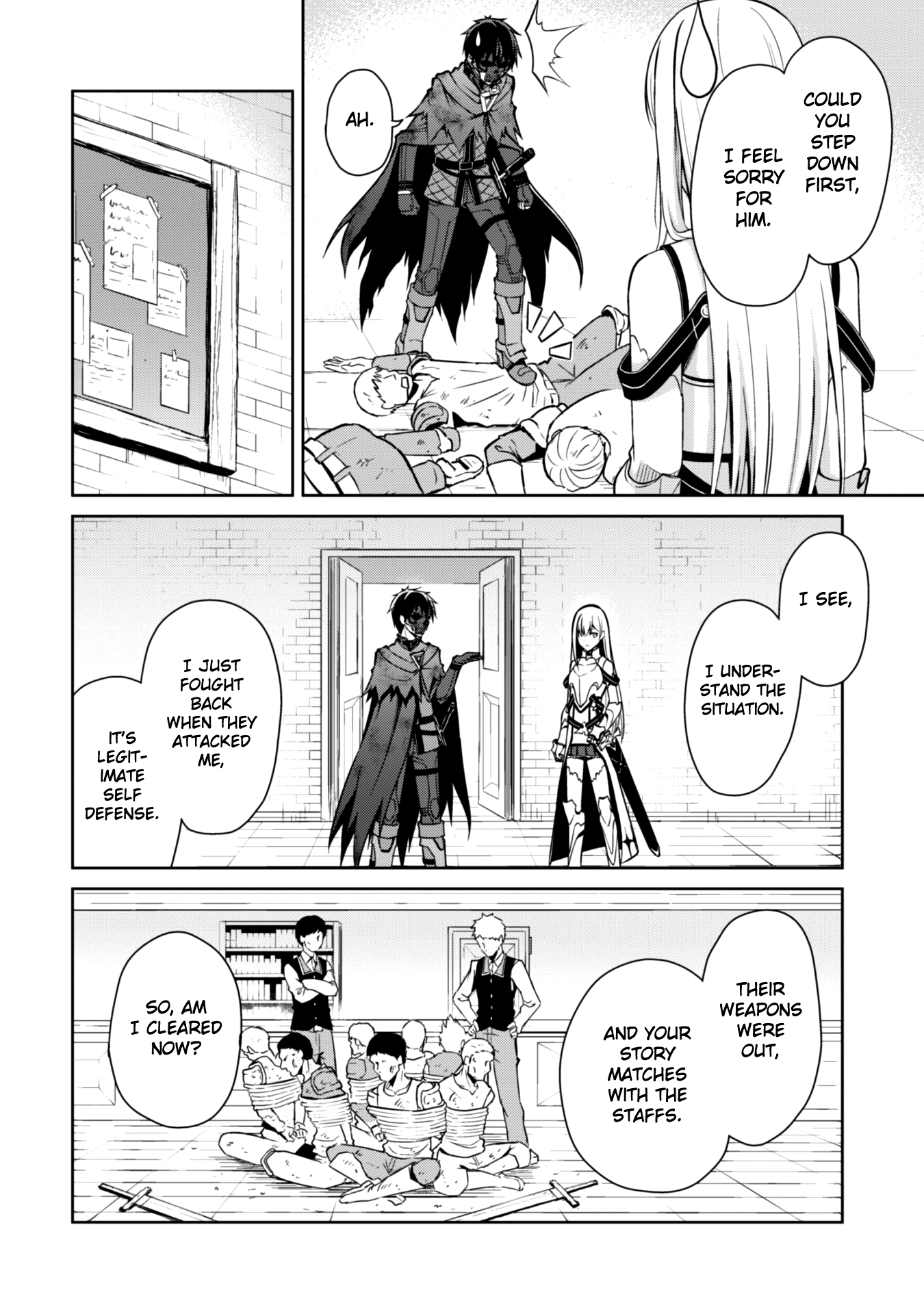 Halaman dari Boushoku no Berserk ~Ore dake Level to Iu Gainen wo Toppa suru~ Chapter 23