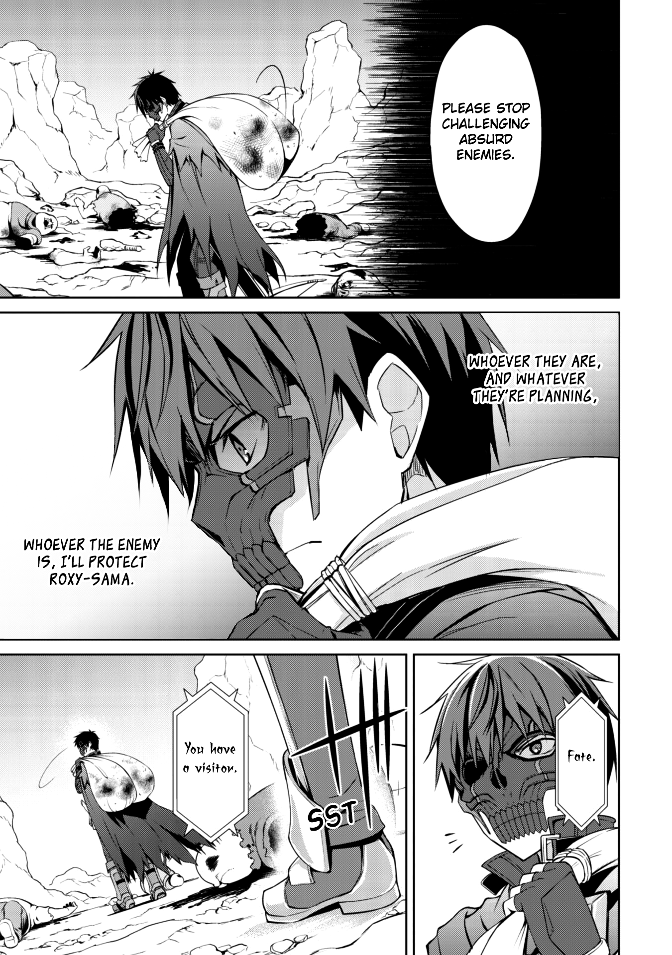 Halaman dari Boushoku no Berserk ~Ore dake Level to Iu Gainen wo Toppa suru~ Chapter 23