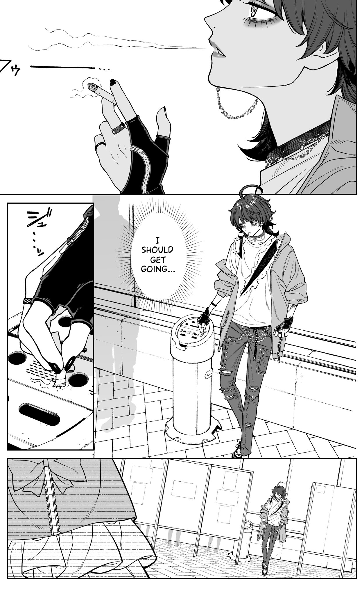 Halaman dari Kaisha to Shiseikatsu: On to Off Chapter 3