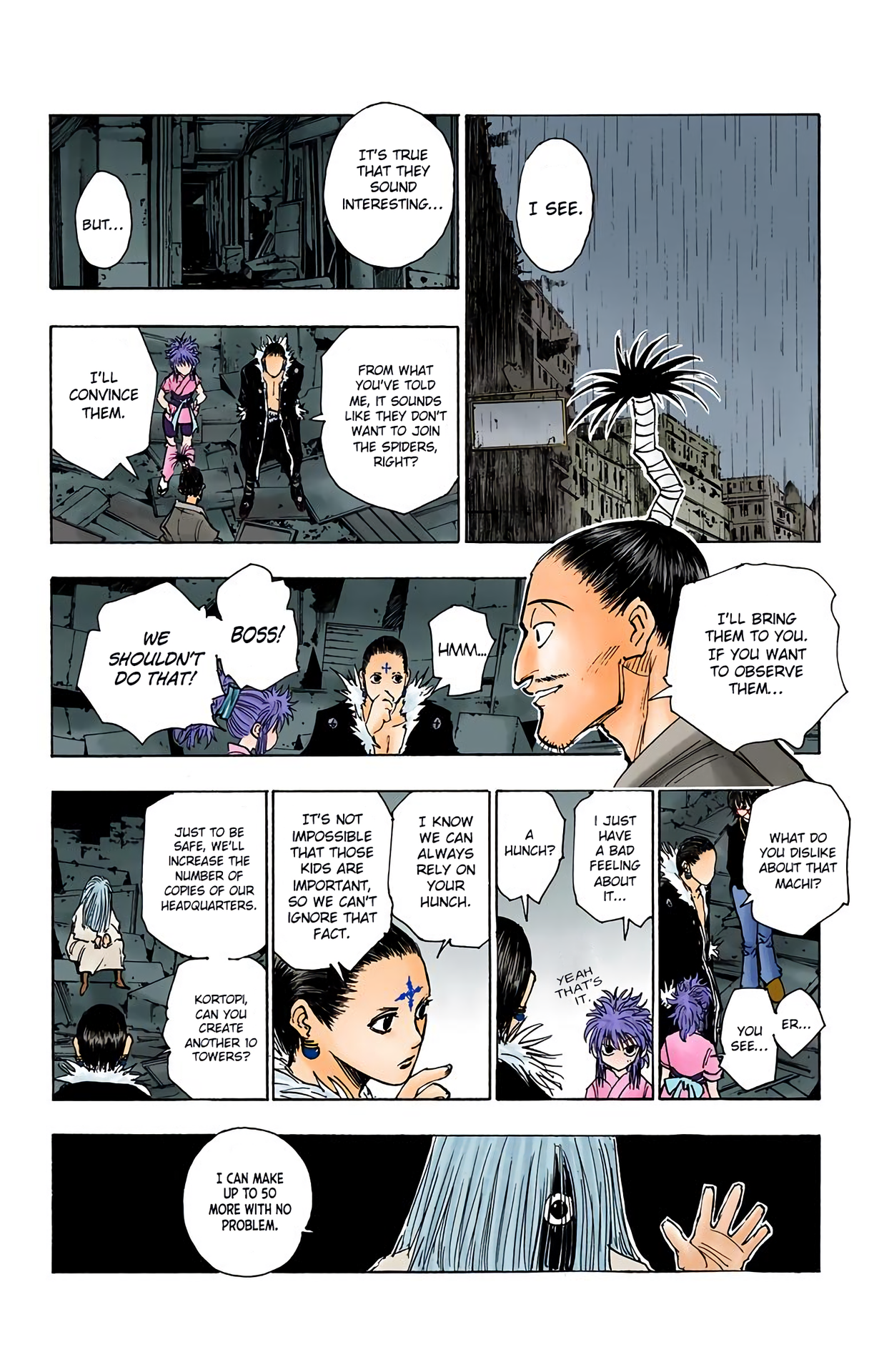 Halaman dari HUNTER x HUNTER (Official Colored) Chapter 108
