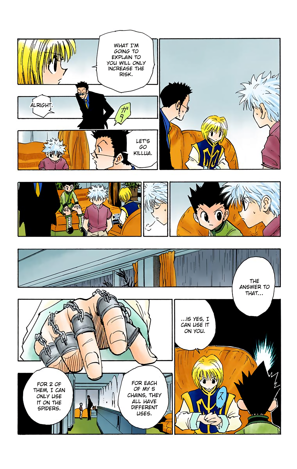 Halaman dari HUNTER x HUNTER (Official Colored) Chapter 108