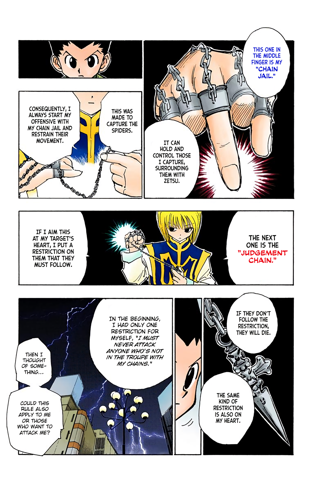 Halaman dari HUNTER x HUNTER (Official Colored) Chapter 108