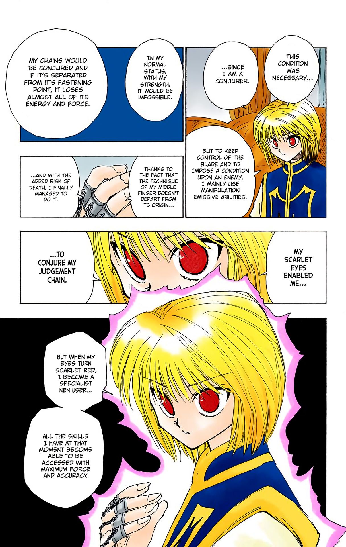 Halaman dari HUNTER x HUNTER (Official Colored) Chapter 108