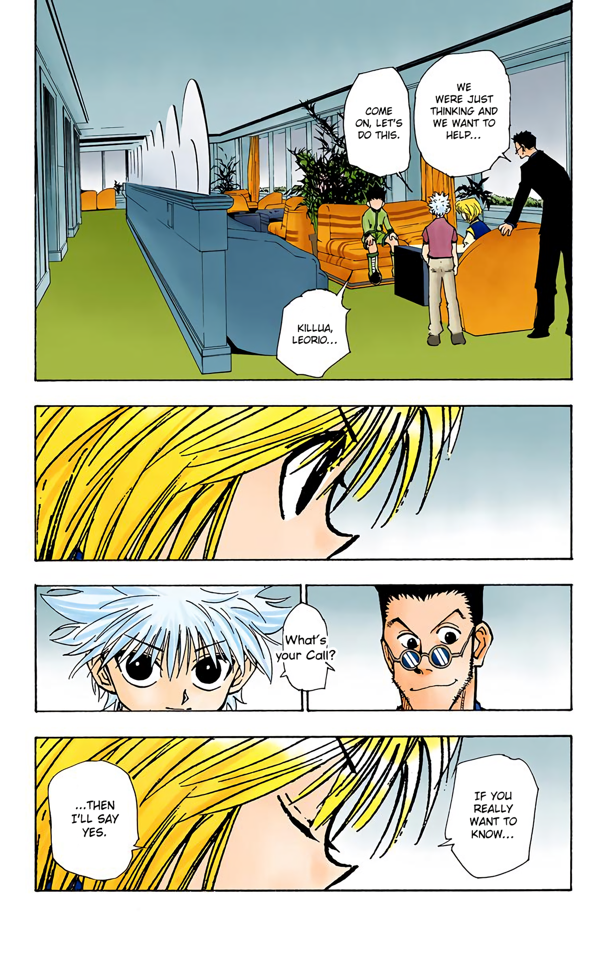 Halaman dari HUNTER x HUNTER (Official Colored) Chapter 108