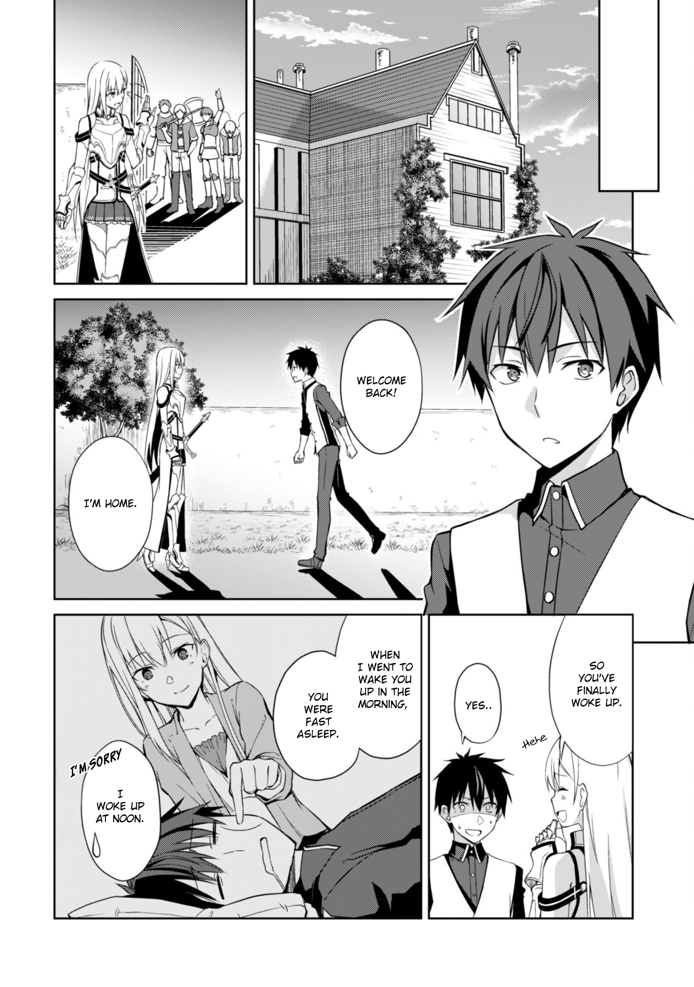 Halaman dari Boushoku no Berserk ~Ore dake Level to Iu Gainen wo Toppa suru~ Chapter 10