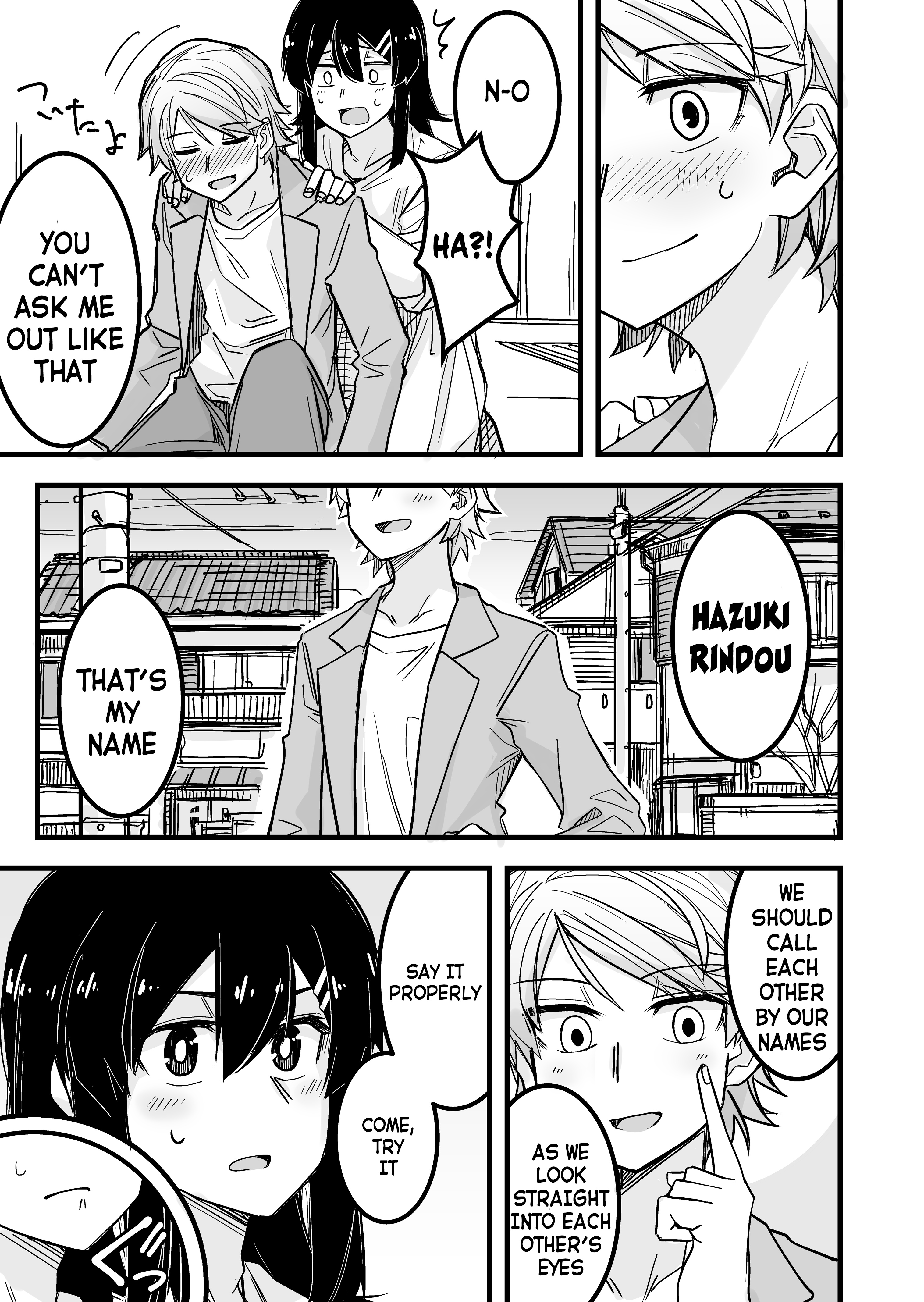Halaman dari Ikemen Joshi to Josou Danshi Chapter 5