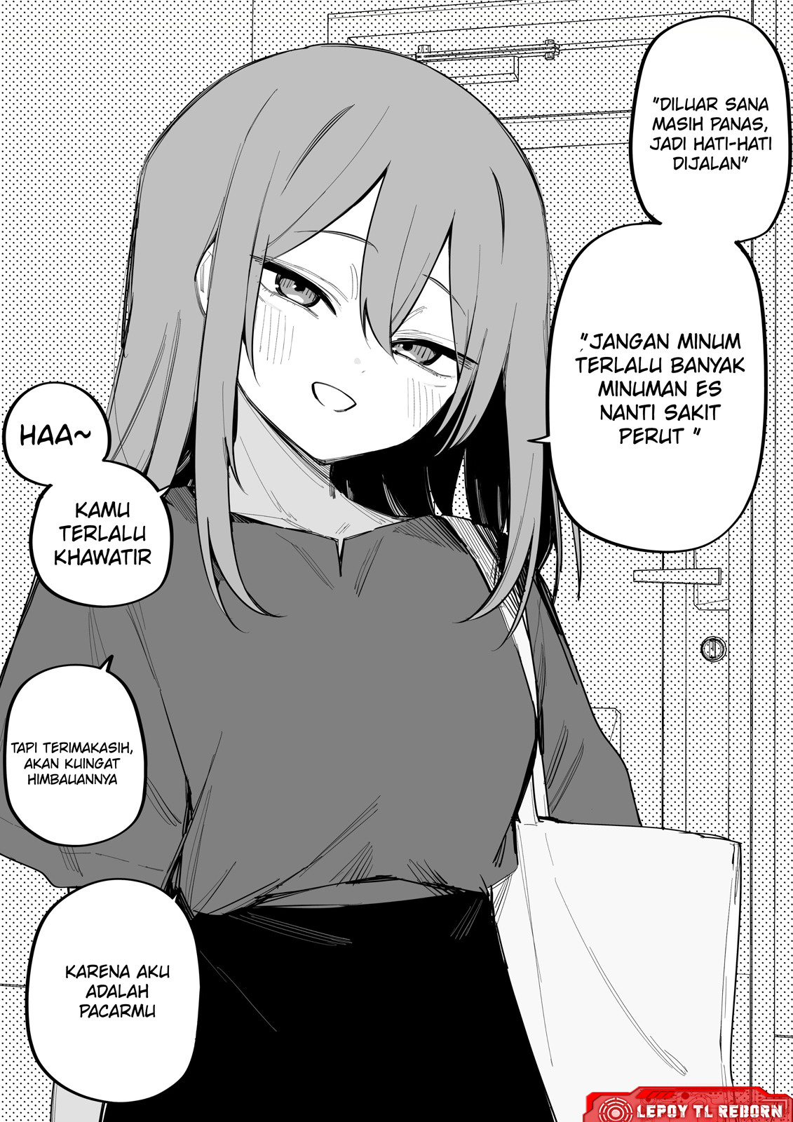 I'm Worried About My Girlfriend, Who Used to be Covered in Bruises Chapter 29.6 - halaman 1