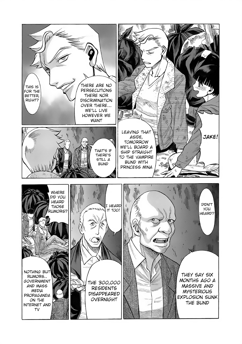 Halaman dari Dance in the Vampire Bund A.S.O. Chapter 1