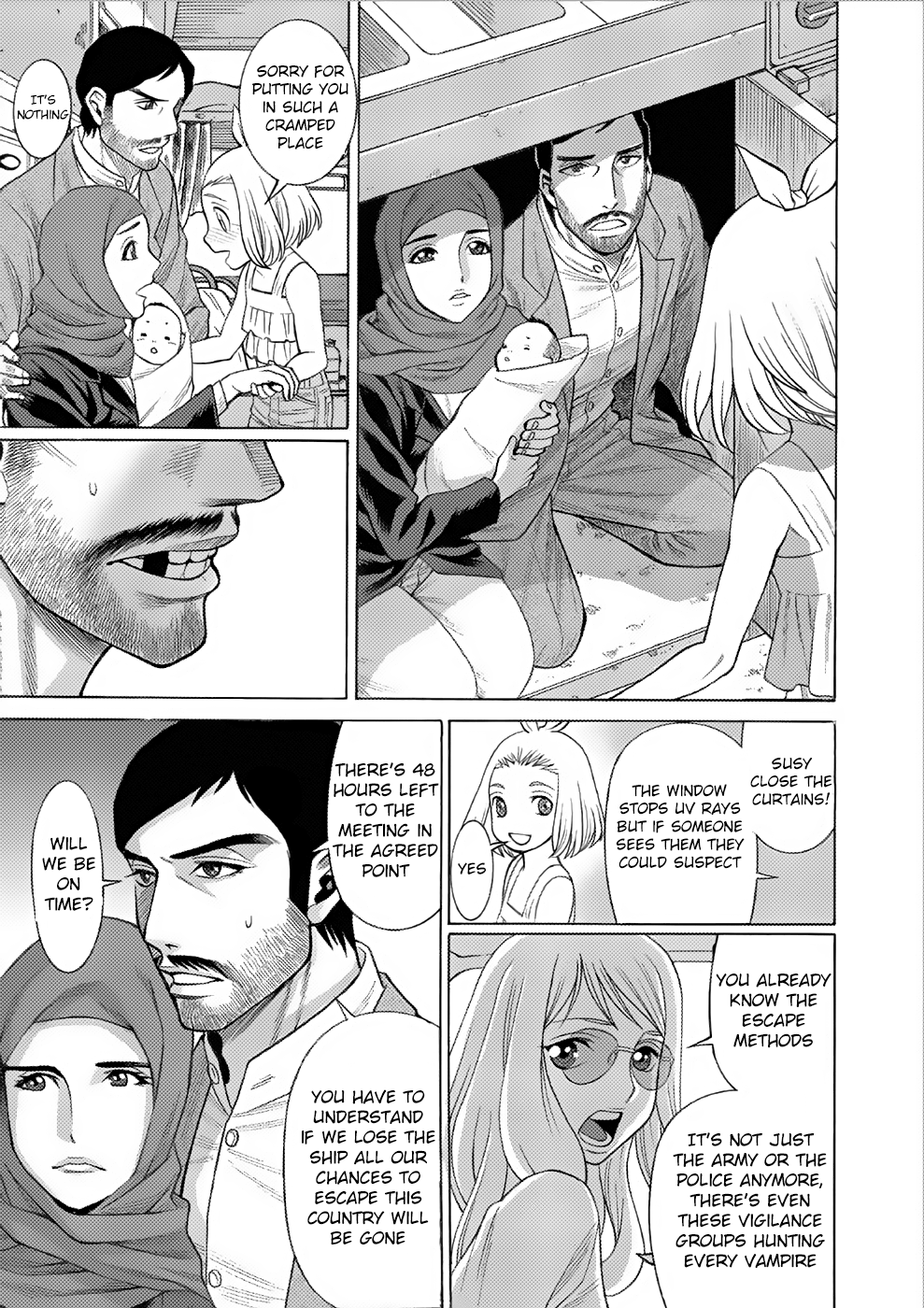 Halaman dari Dance in the Vampire Bund A.S.O. Chapter 1
