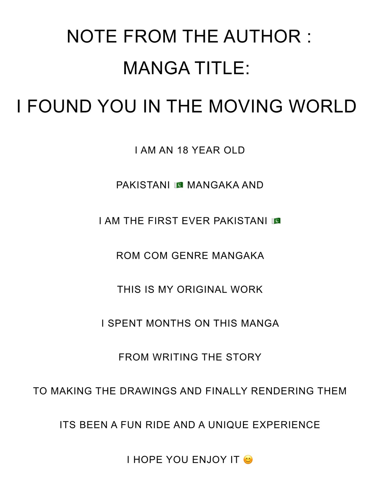 I Found You in the Moving World Chapter 1 Page 1