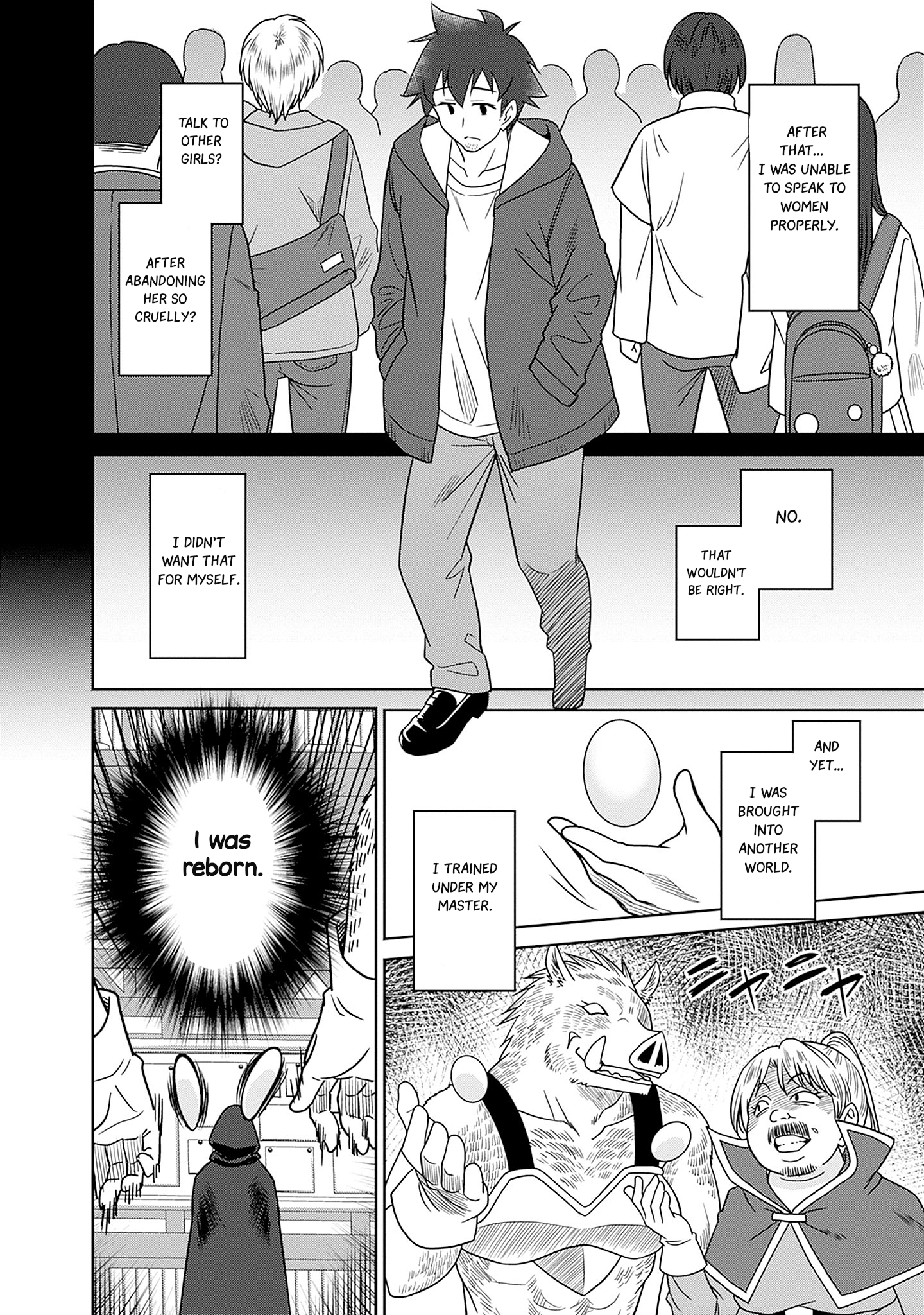 Bishuu Gyakuten Sekai no Cleric ~Bishuu to Teisoukannen ga Gyakutenshita Isekai de Souryo ni Narimashita. Inyoku no Noroi wo Toku Tame ni Harem Party de "Gishiki" Shimasu~ Chapter 4 Page 12