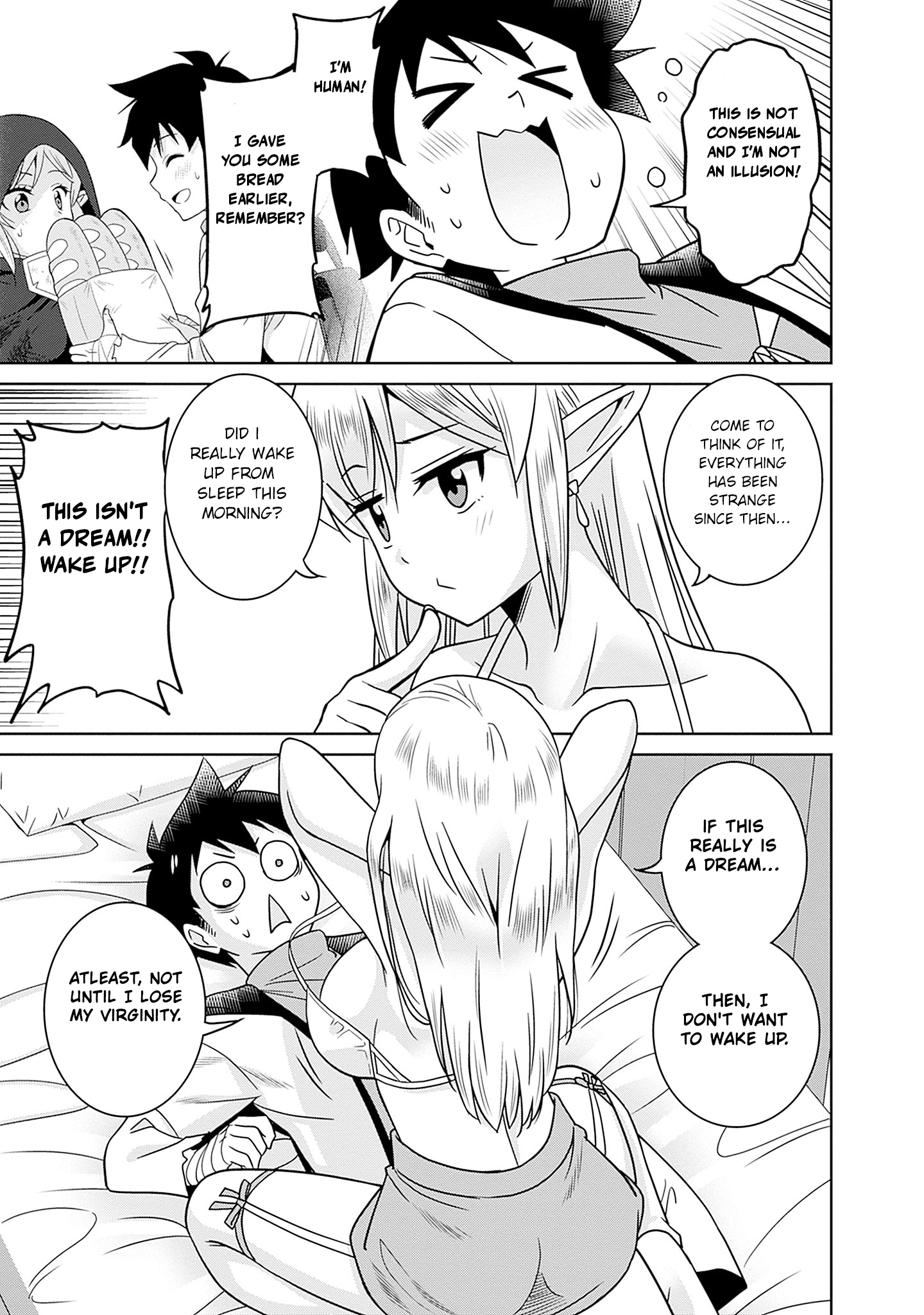 Bishuu Gyakuten Sekai no Cleric ~Bishuu to Teisoukannen ga Gyakutenshita Isekai de Souryo ni Narimashita. Inyoku no Noroi wo Toku Tame ni Harem Party de "Gishiki" Shimasu~ Chapter 4 Page 29