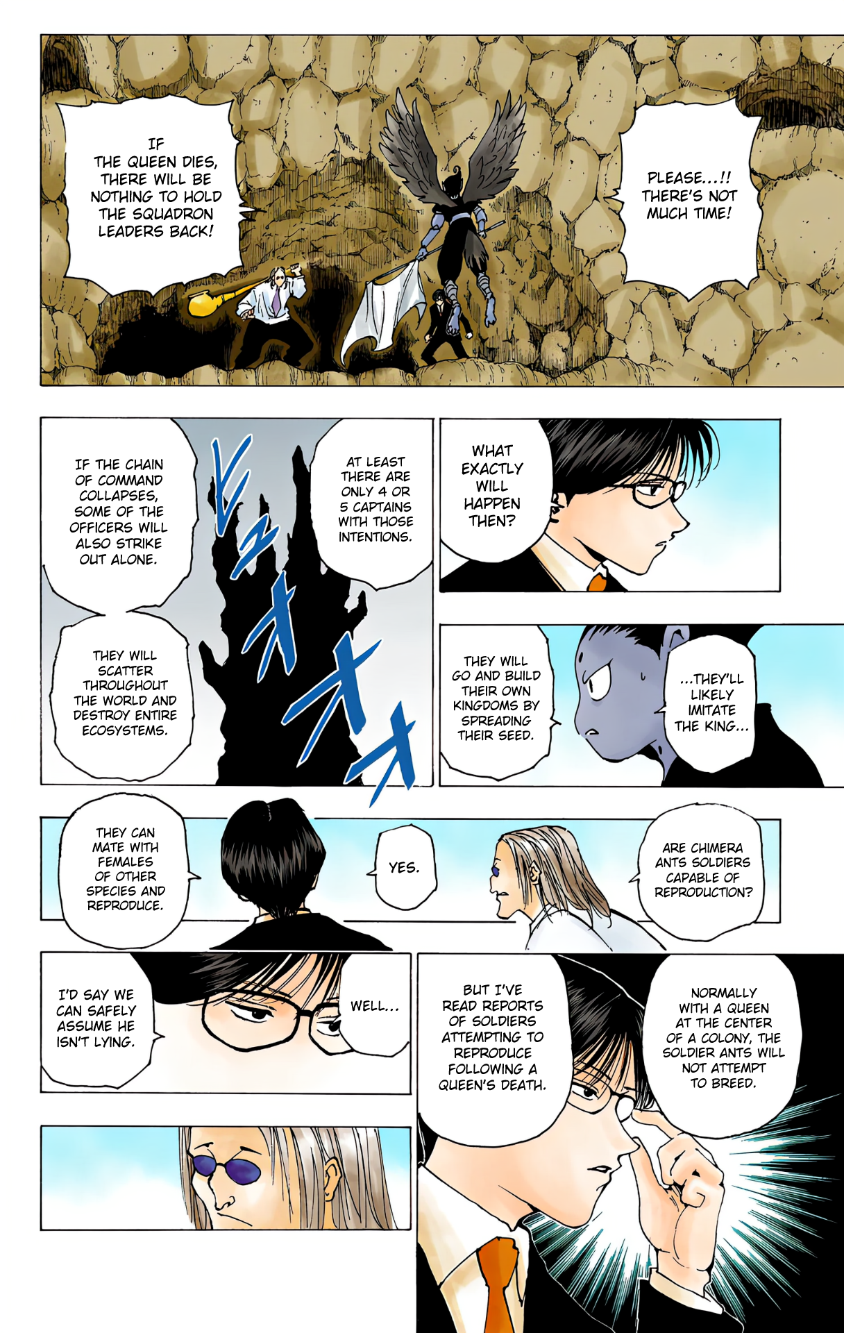 Halaman dari HUNTER x HUNTER (Official Colored) Chapter 214