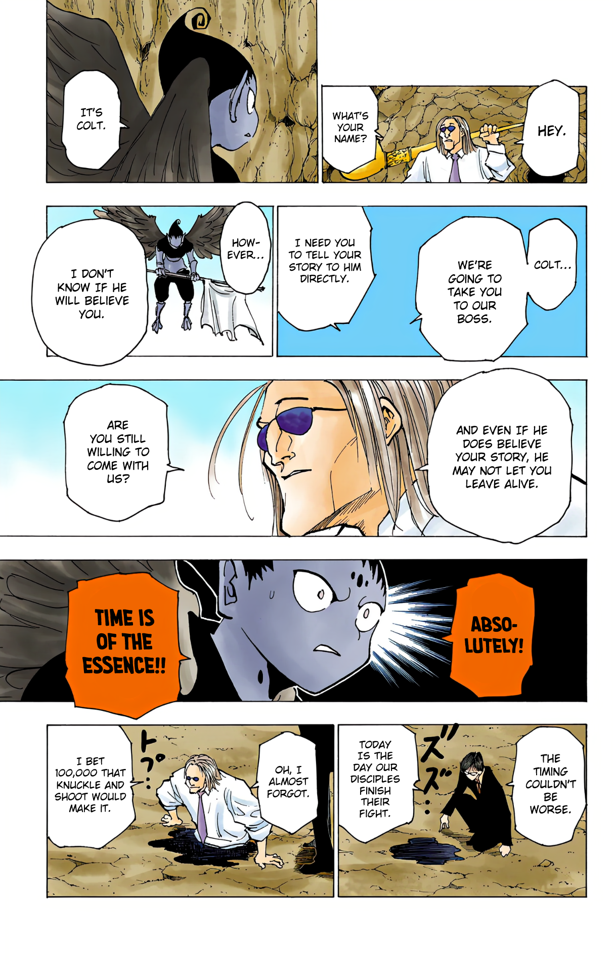 Halaman dari HUNTER x HUNTER (Official Colored) Chapter 214