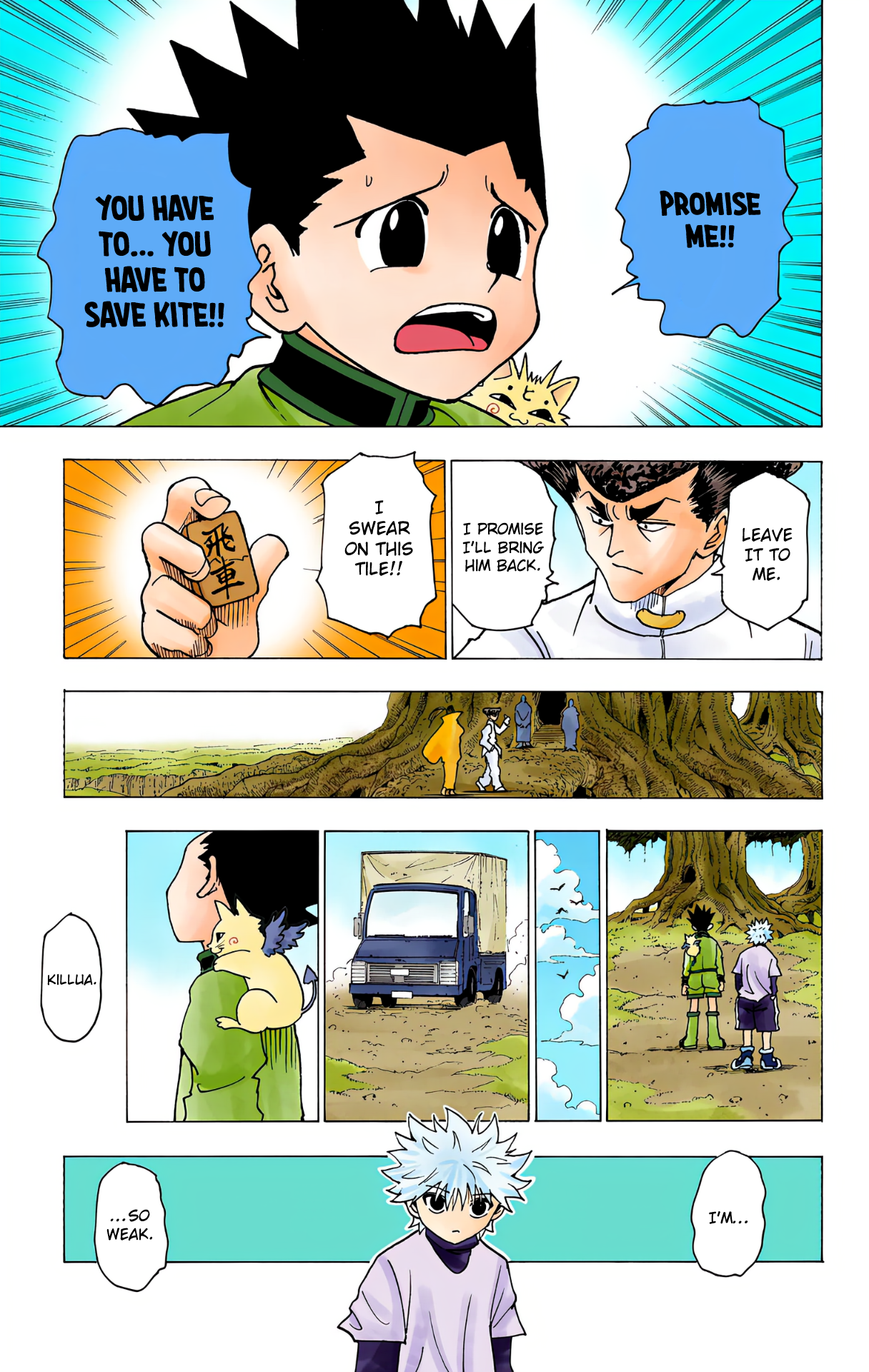 Halaman dari HUNTER x HUNTER (Official Colored) Chapter 214